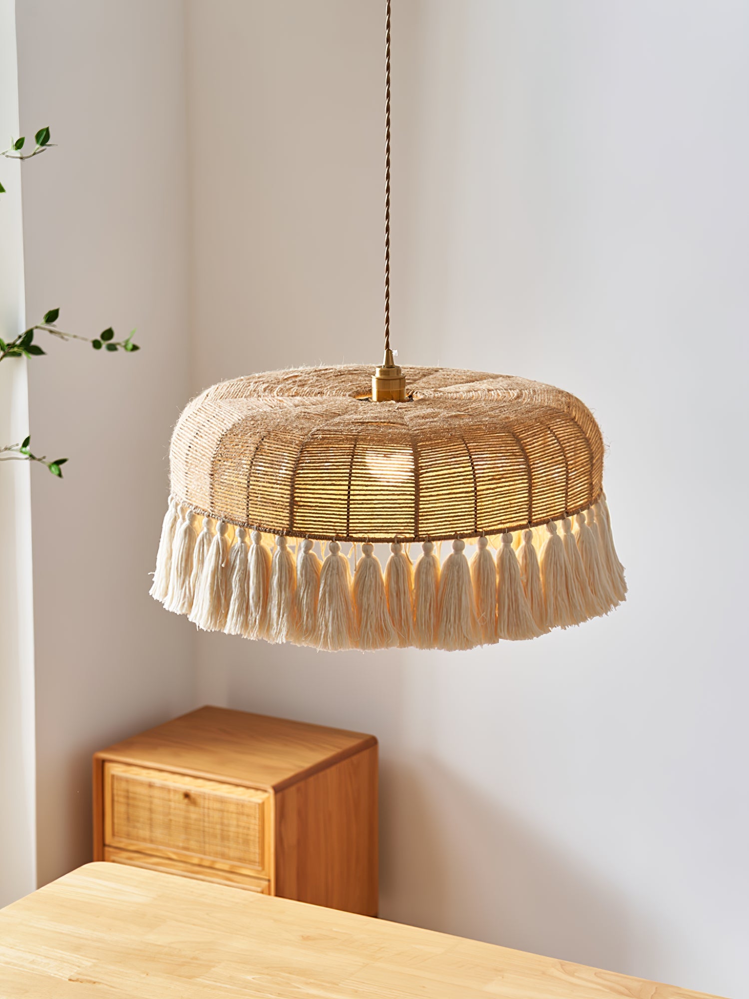 Handwoven Jute Pendant Light - Blowlighting