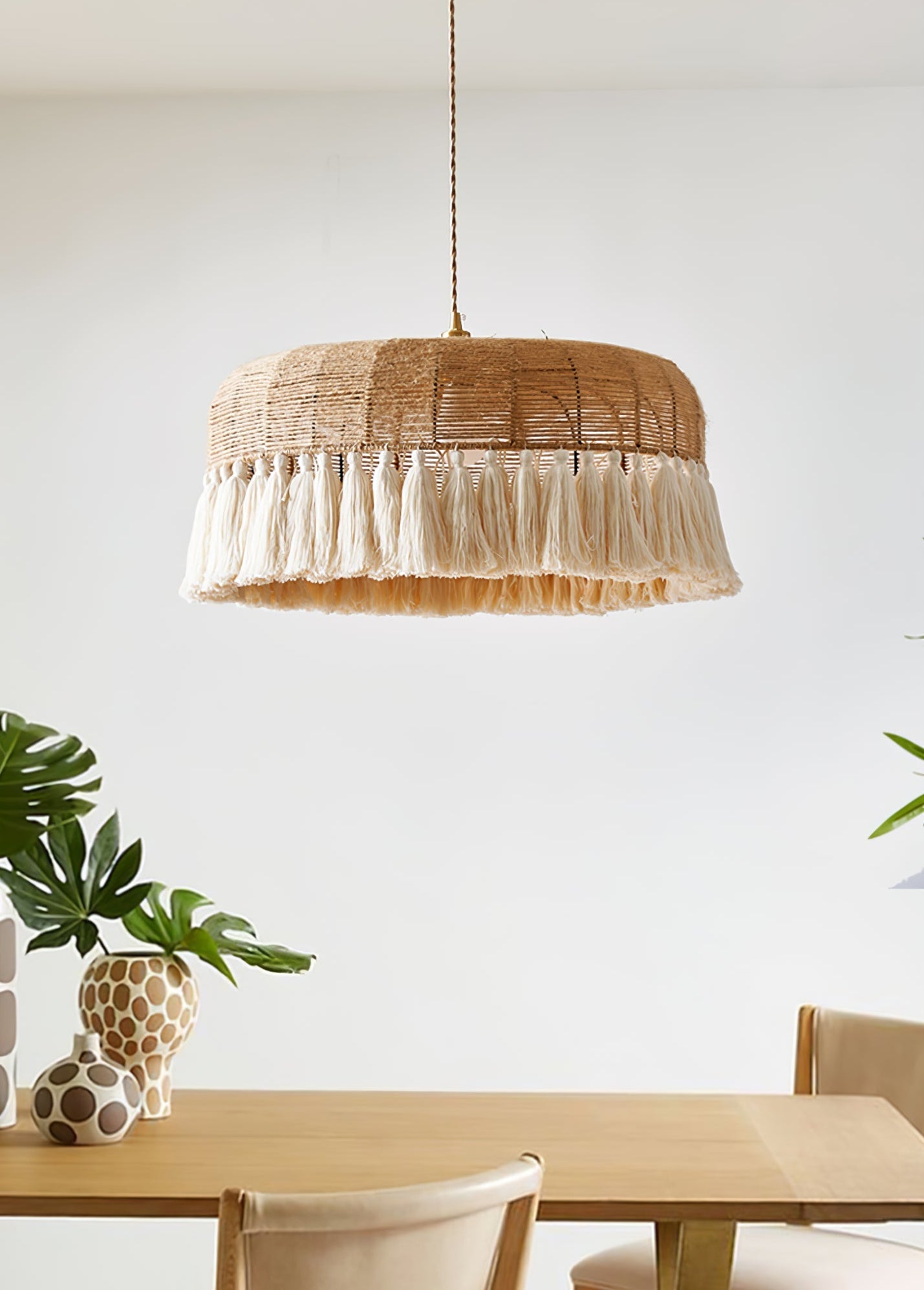 Handwoven Jute Pendant Light - Blowlighting