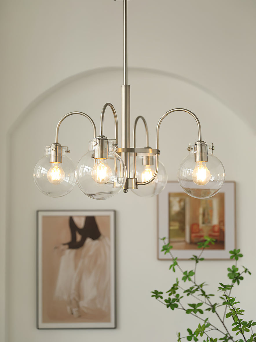 Verinyra Premium Nordic Art Glass Metal Chandelier - Blowlighting