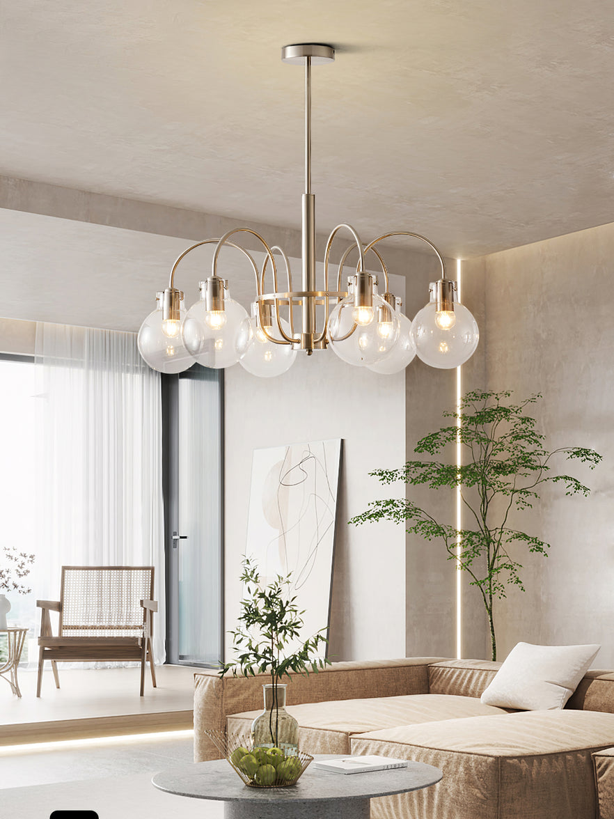Verinyra Premium Nordic Art Glass Metal Chandelier - Blowlighting