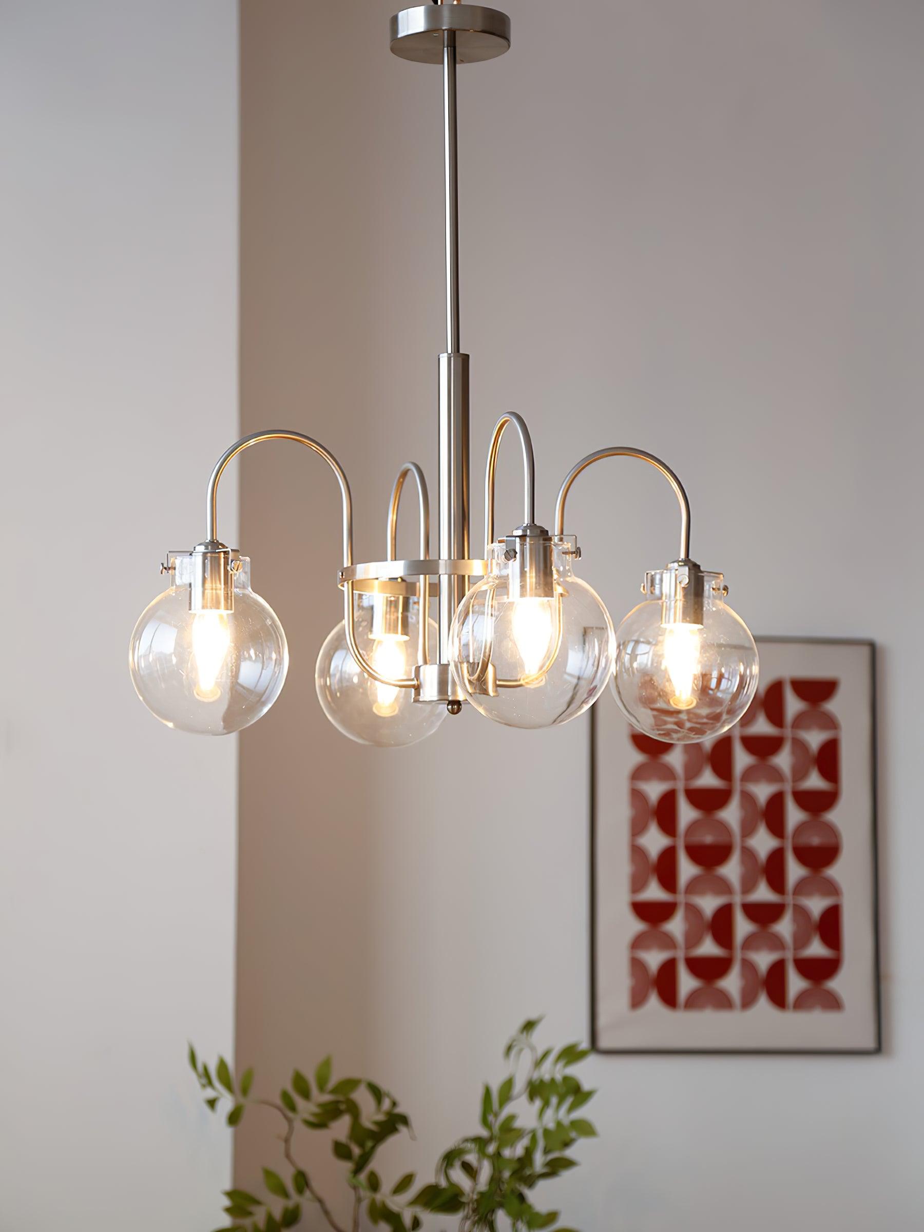 Verinyra Premium Nordic Art Glass Metal Chandelier - Blowlighting