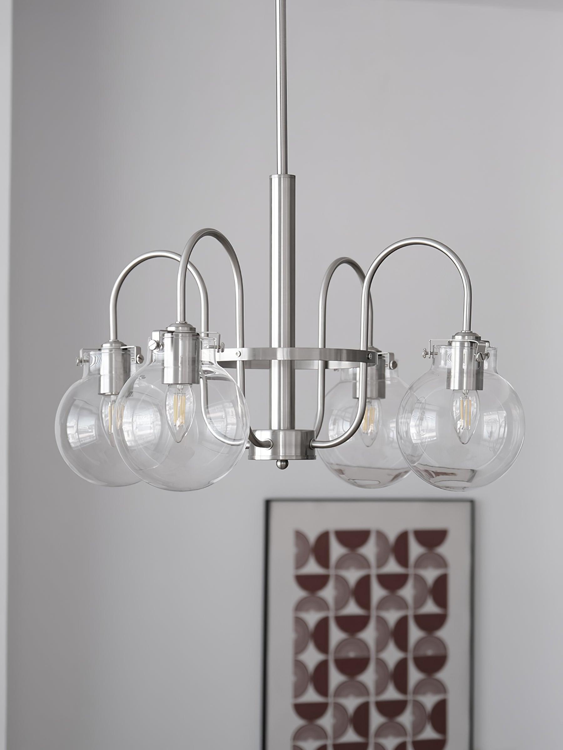 Verinyra Premium Nordic Art Glass Metal Chandelier - Blowlighting