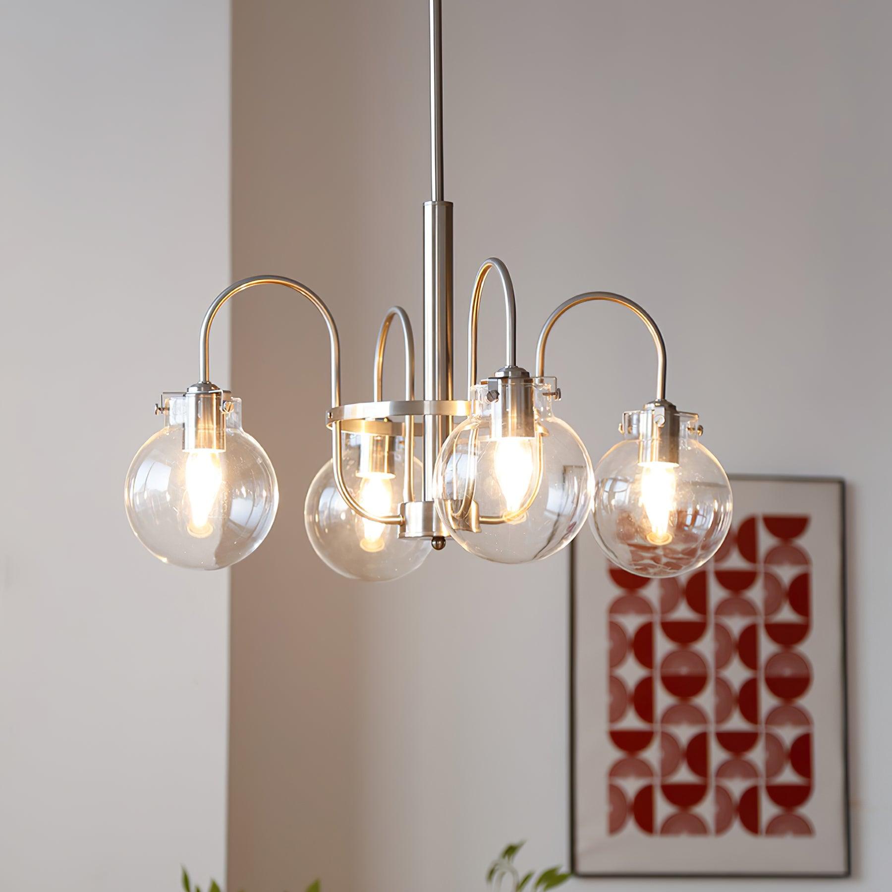 Verinyra Premium Nordic Art Glass Metal Chandelier - Blowlighting