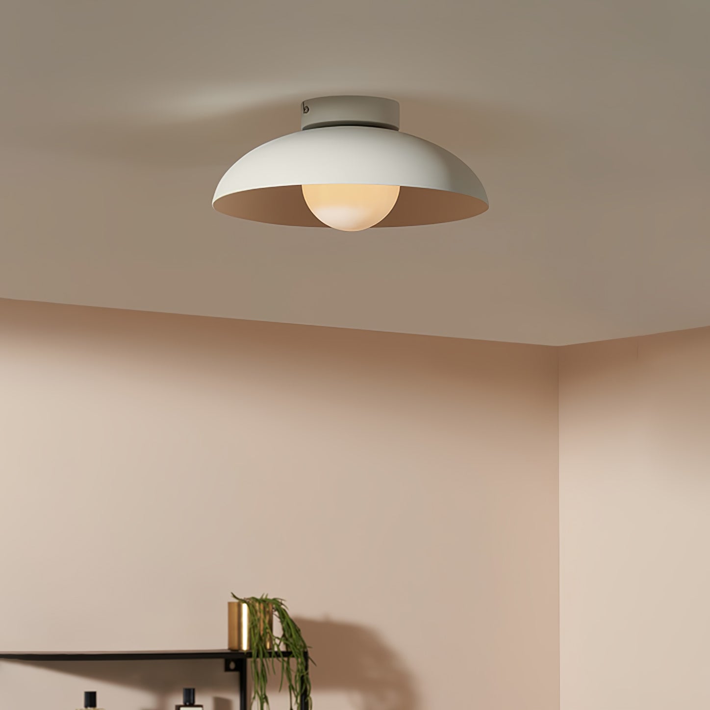 Harper Glass Dome Ceiling Lamp - Blowlighting