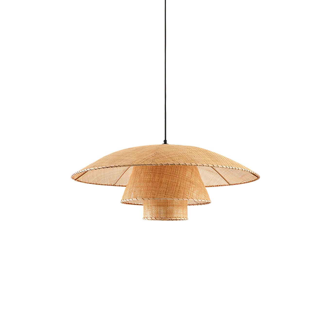Hat Weave Rattan Pendant Lamp - Blowlighting