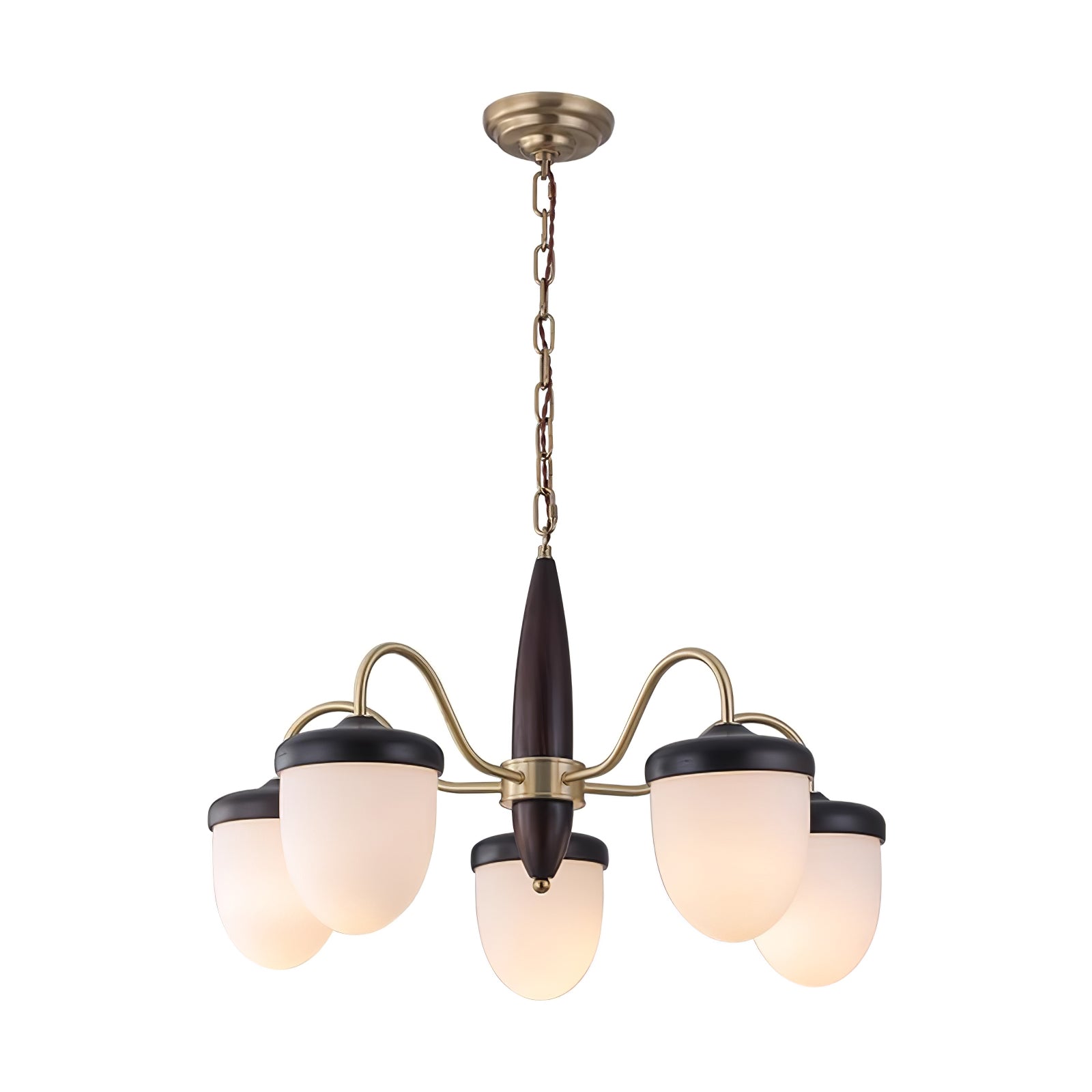Aurora Chandelier Capsule Arm Rustic - Blowlighting