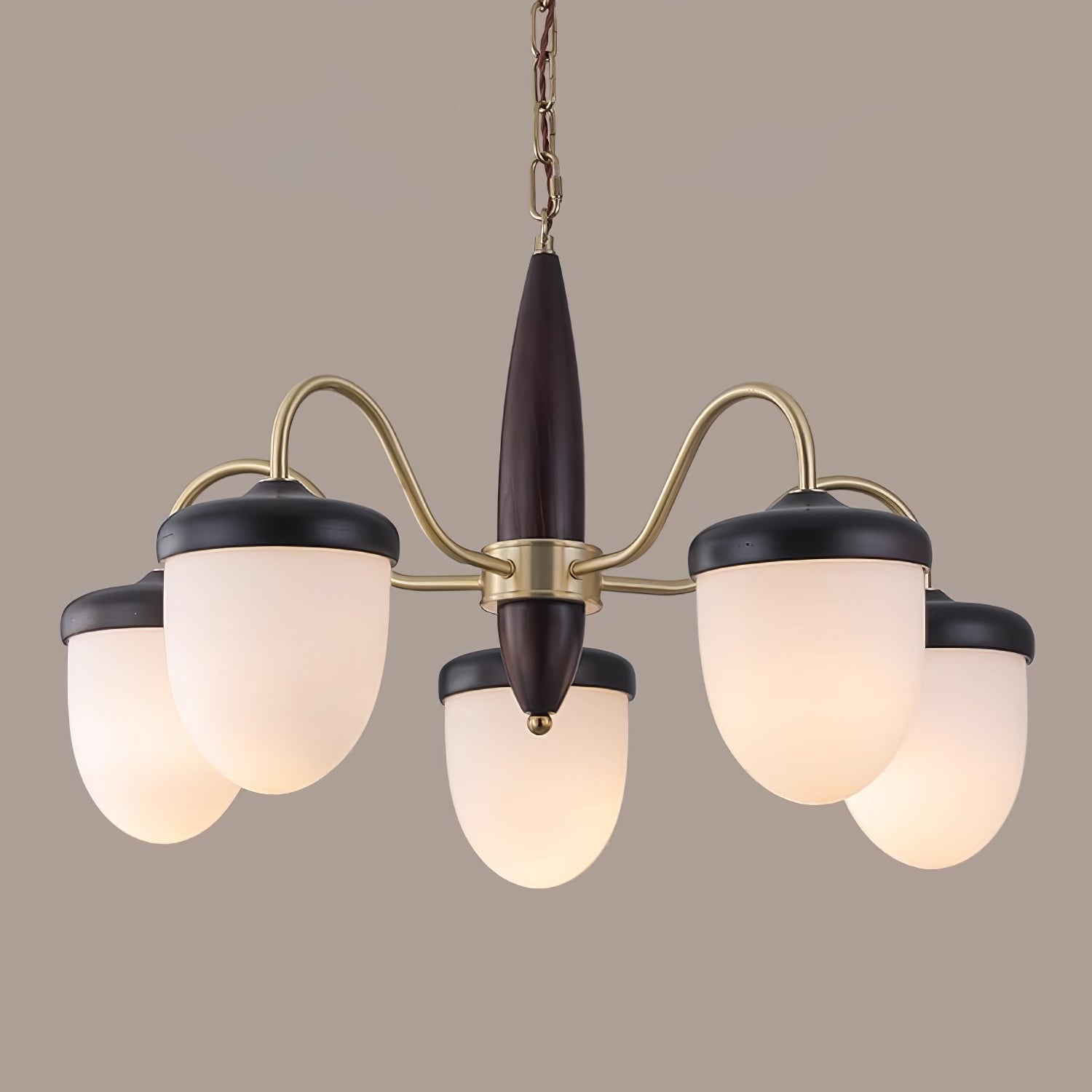 Aurora Chandelier Capsule Arm Rustic - Blowlighting