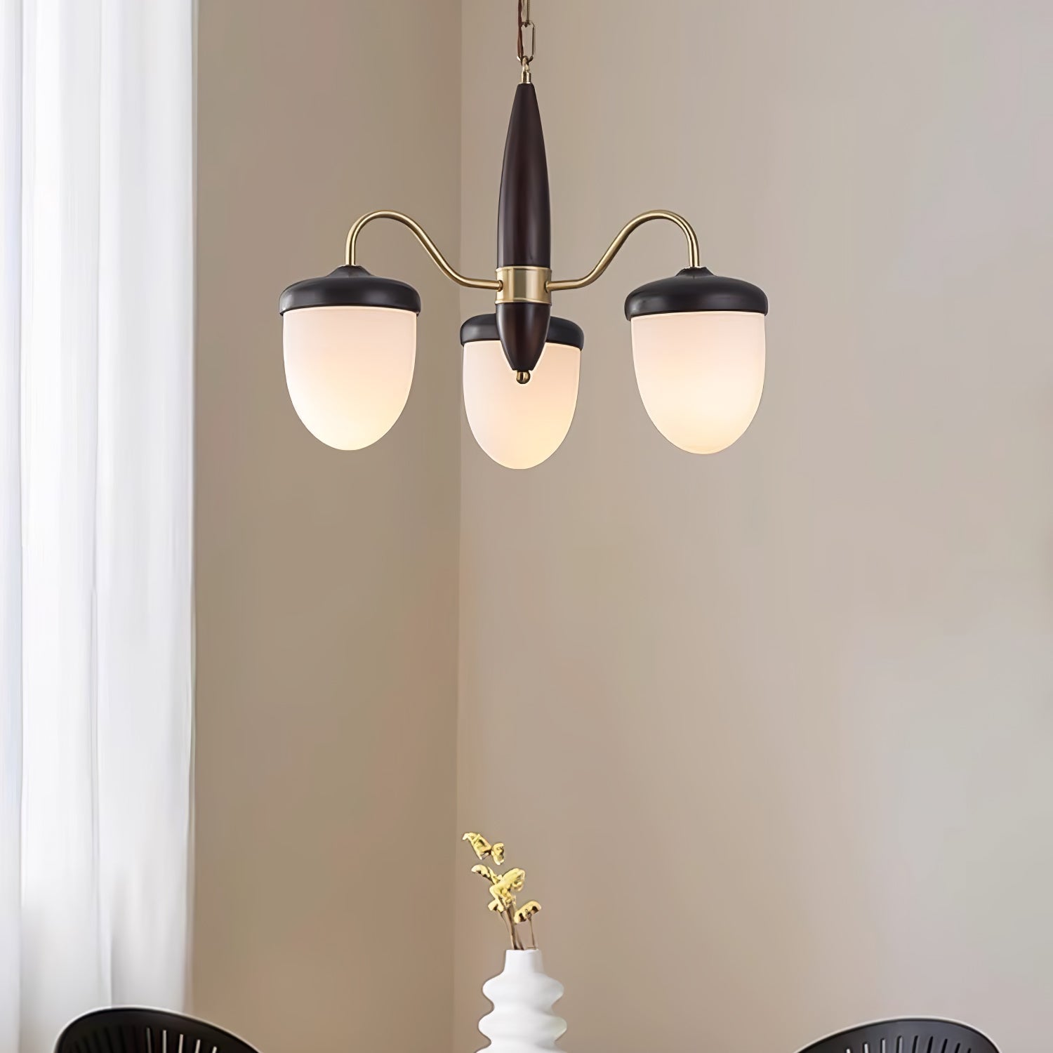 Aurora Chandelier Capsule Arm Rustic - Blowlighting
