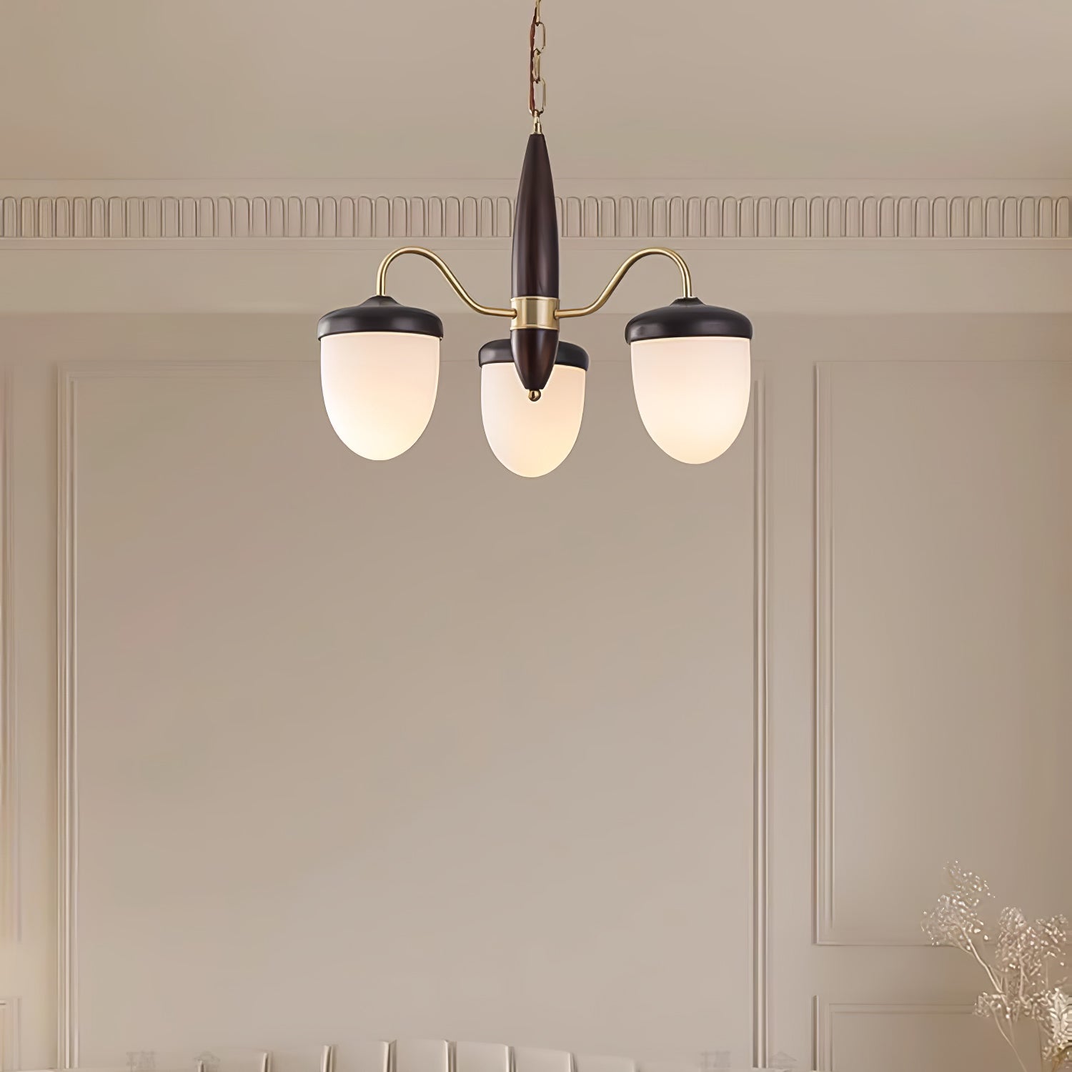 Aurora Chandelier Capsule Arm Rustic - Blowlighting