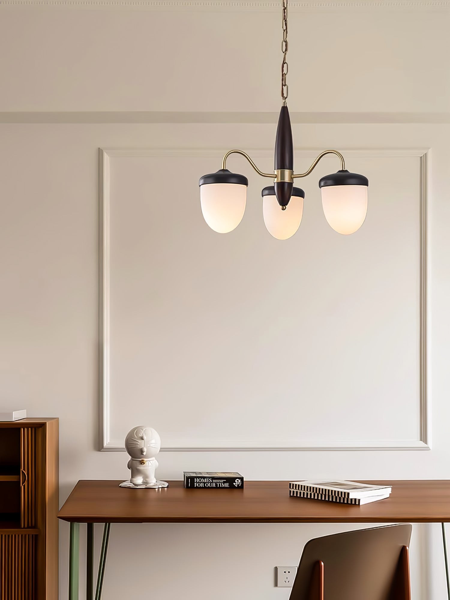 Aurora Chandelier Capsule Arm Rustic - Blowlighting