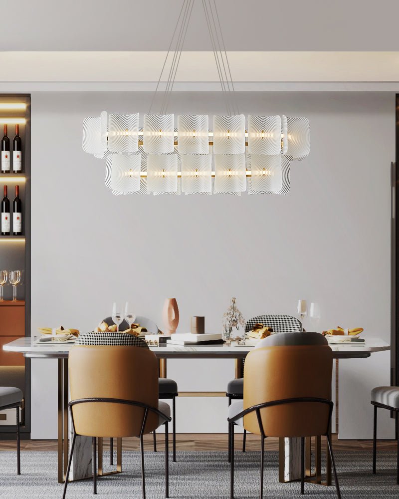 Helios Rectangle Pendant Lamp - Blowlighting