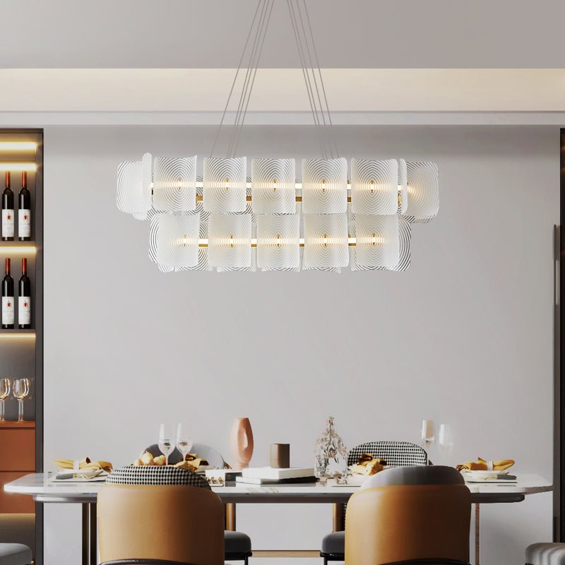 Helios Rectangle Pendant Lamp - Blowlighting