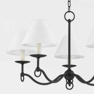 Aurora Chandelier Curved Arms Vintage - Blowlighting