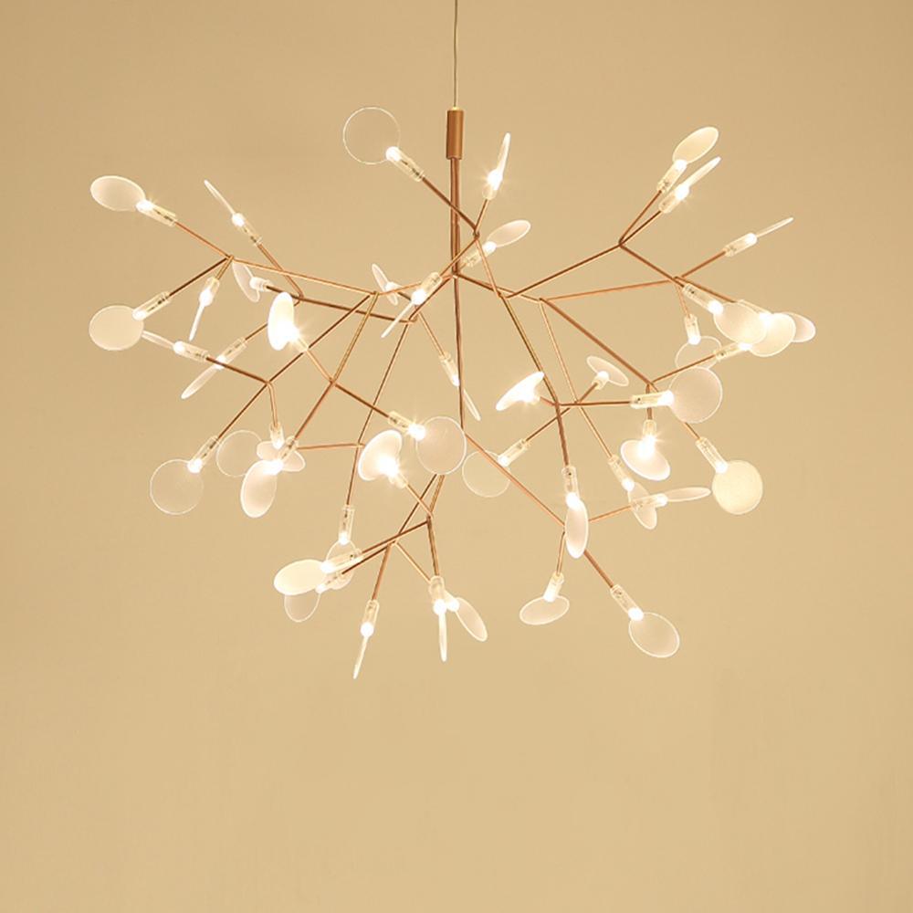 Rose Gold Firefly LED Chandelier - Blowlighting