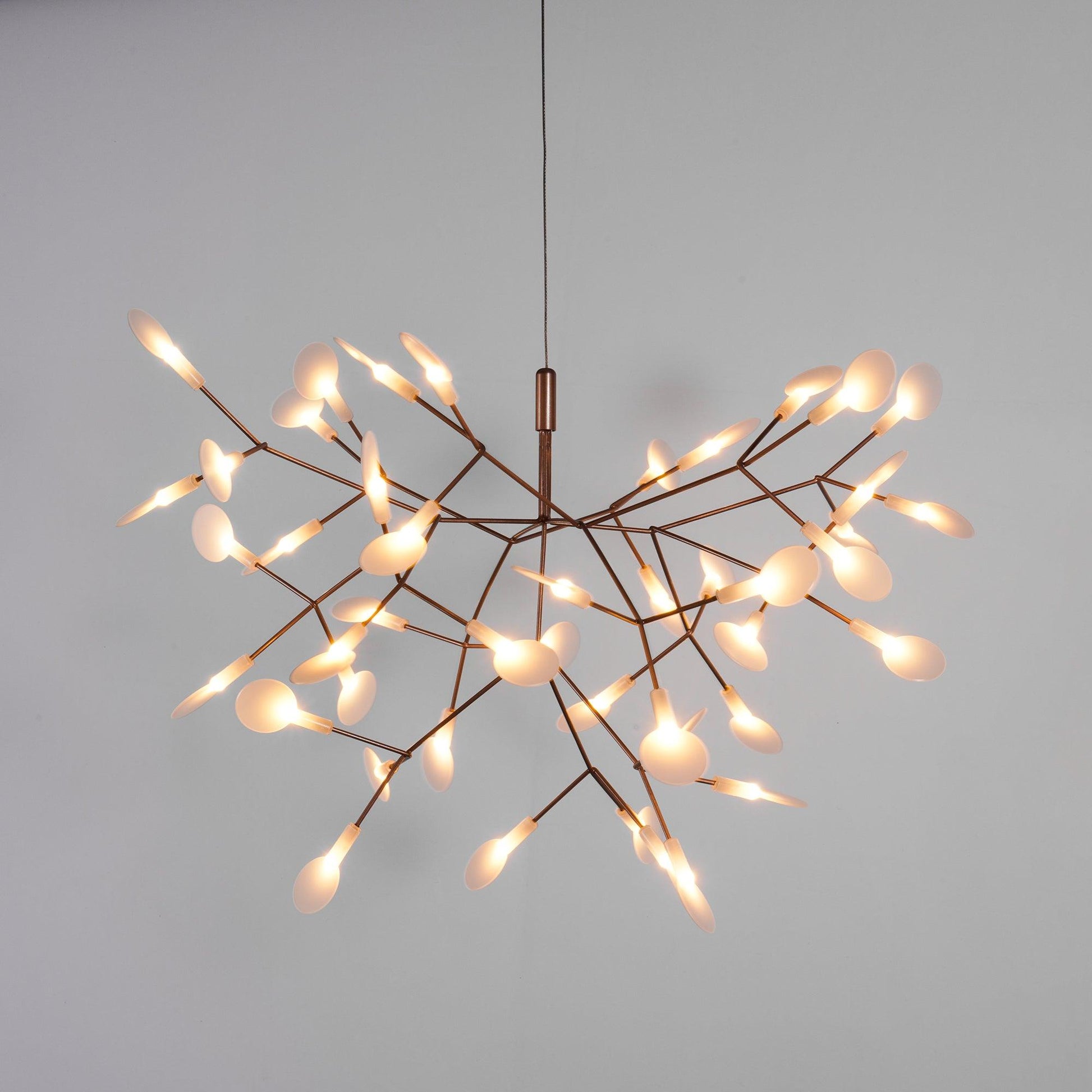 Rose Gold Firefly LED Chandelier - Blowlighting