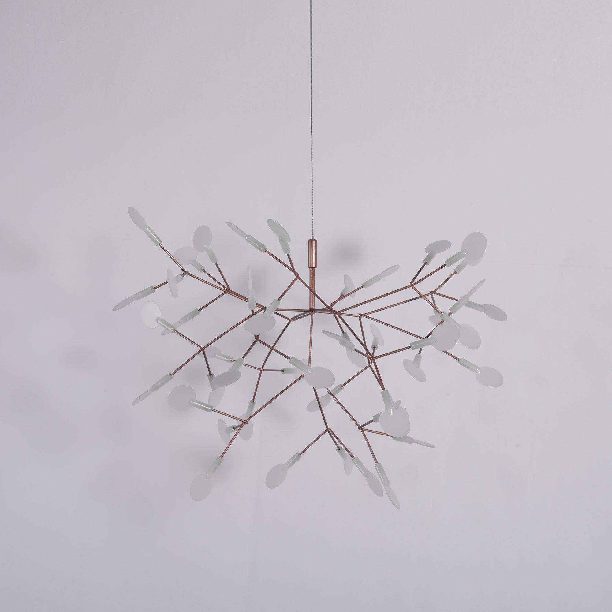 Rose Gold Firefly LED Chandelier - Blowlighting