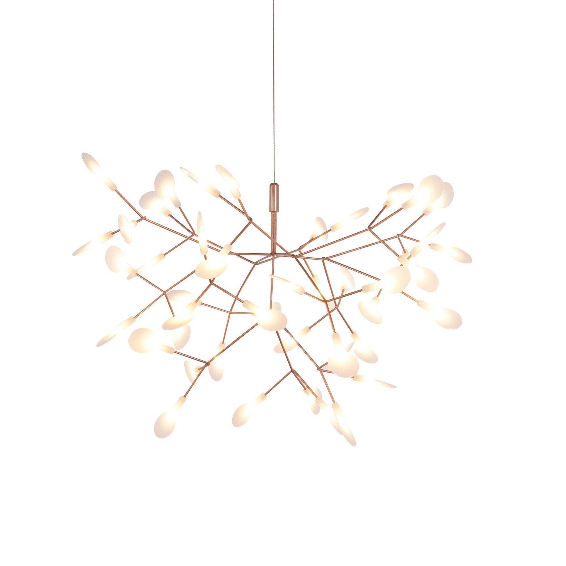 Rose Gold Firefly LED Chandelier - Blowlighting