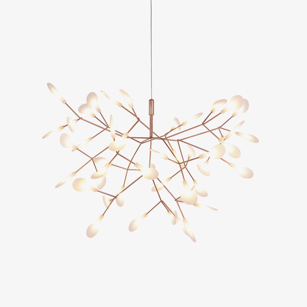 Rose Gold Firefly LED Chandelier - Blowlighting