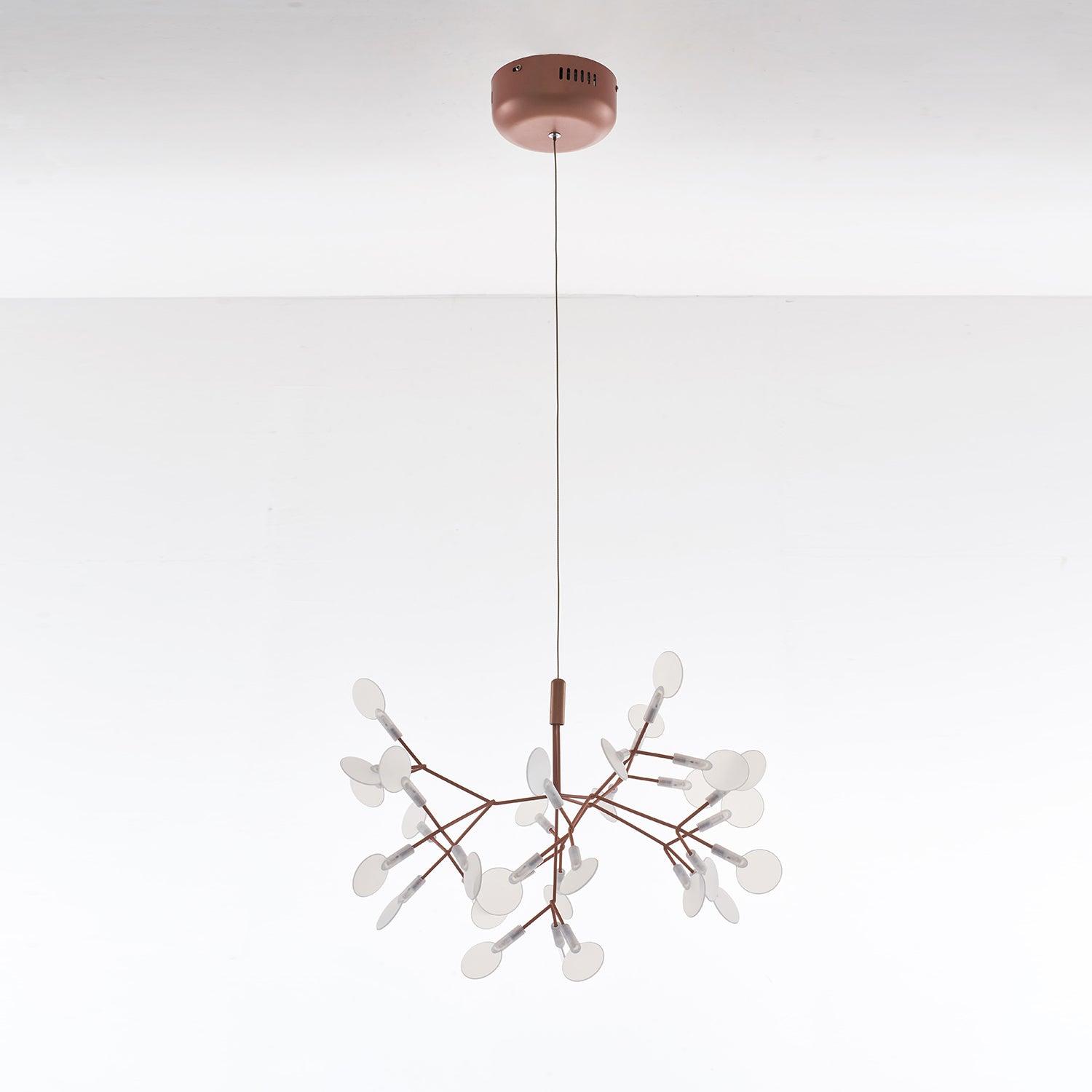 Rose Gold Firefly LED Chandelier - Blowlighting