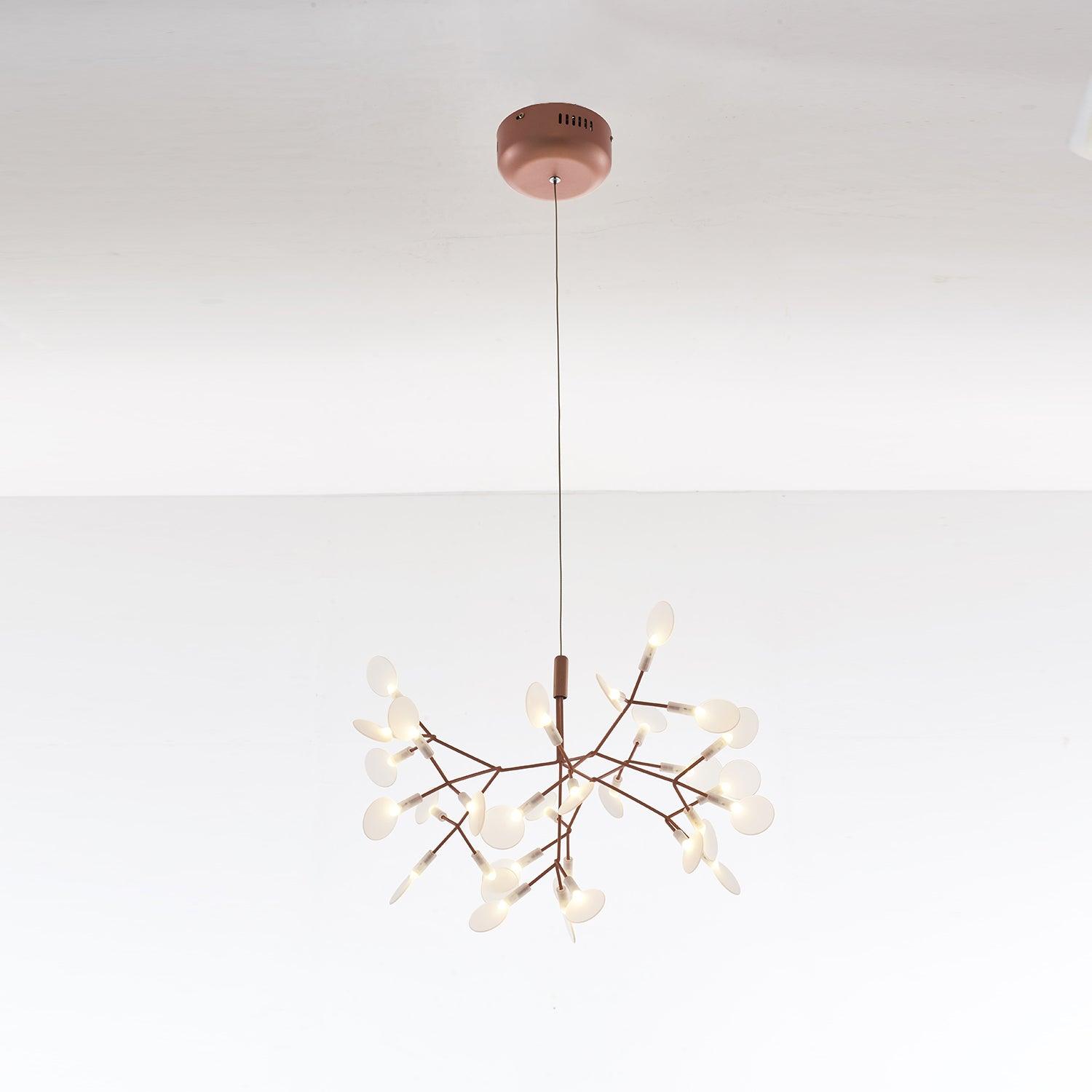 Rose Gold Firefly LED Chandelier - Blowlighting