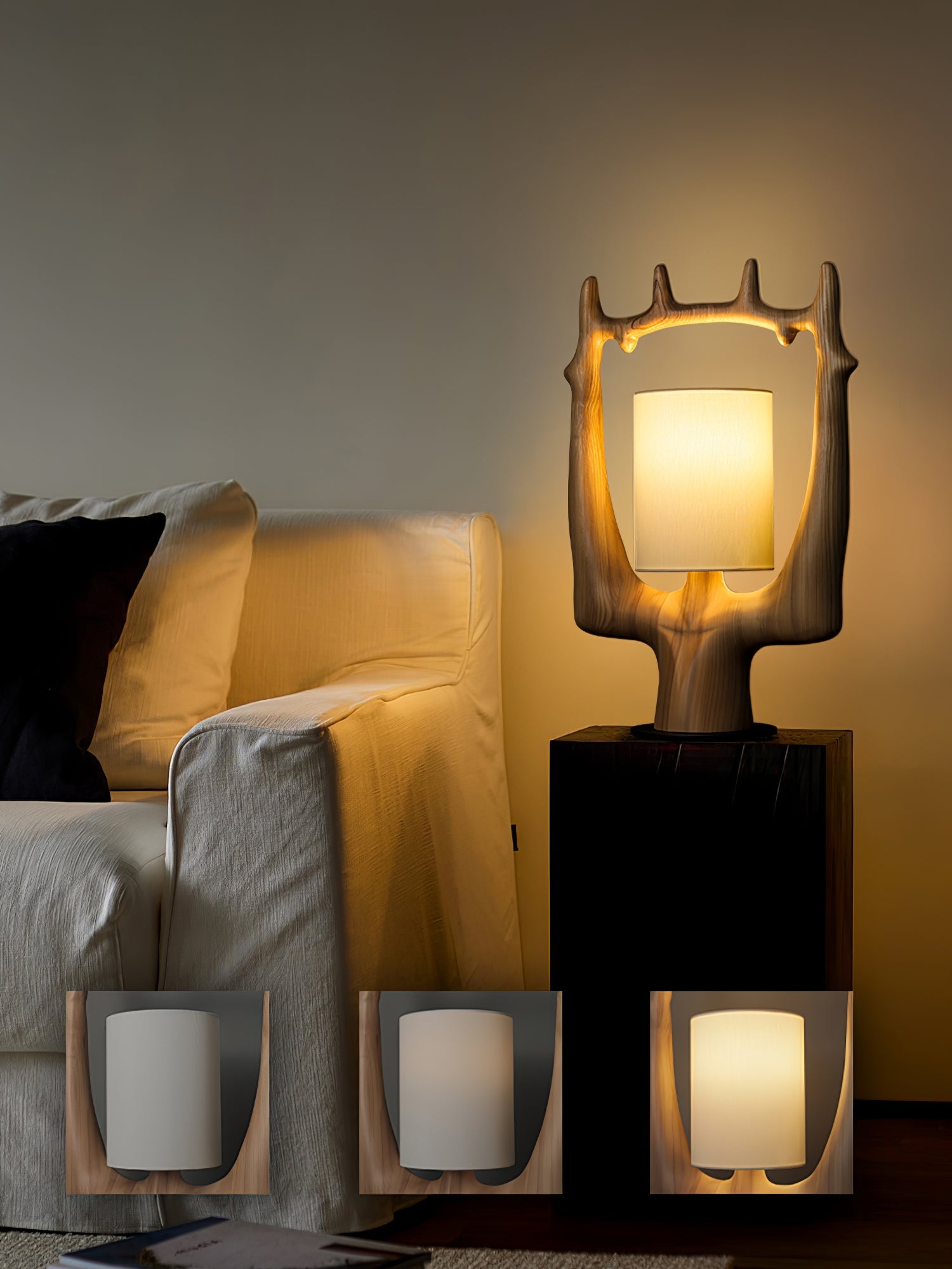 Antler Ring Table Lamp - Blowlighting