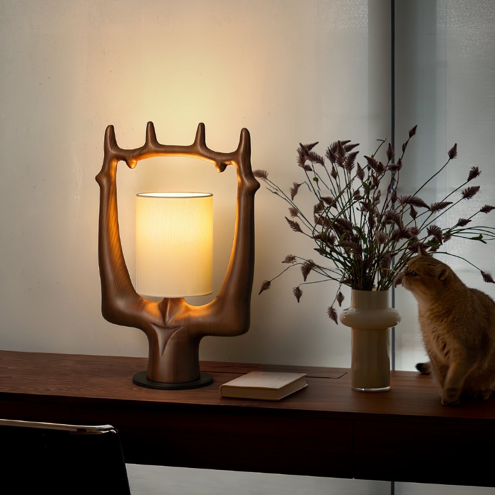 Antler Ring Table Lamp - Blowlighting