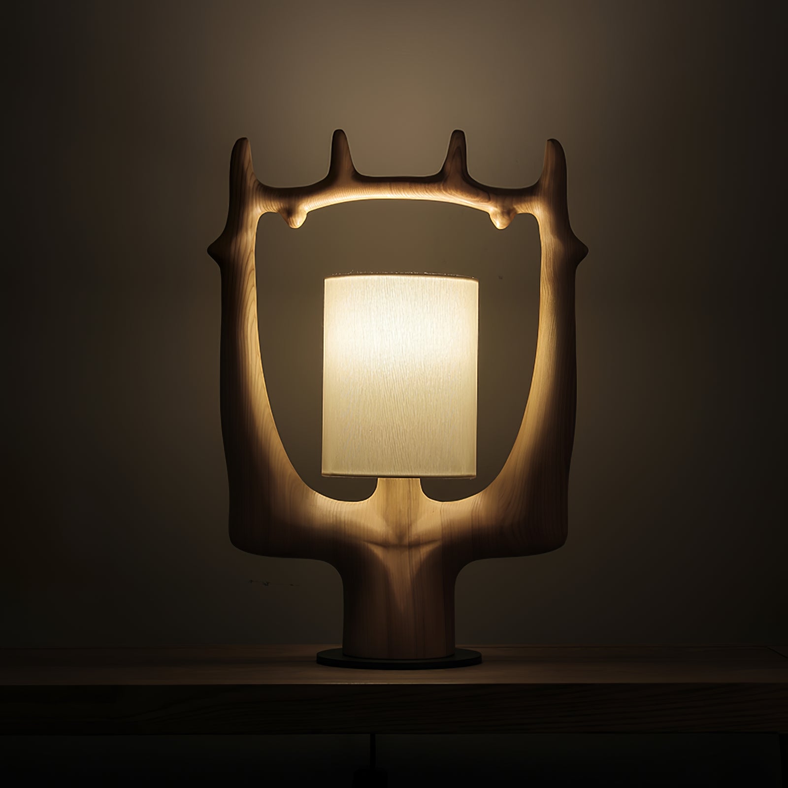 Antler Ring Table Lamp - Blowlighting