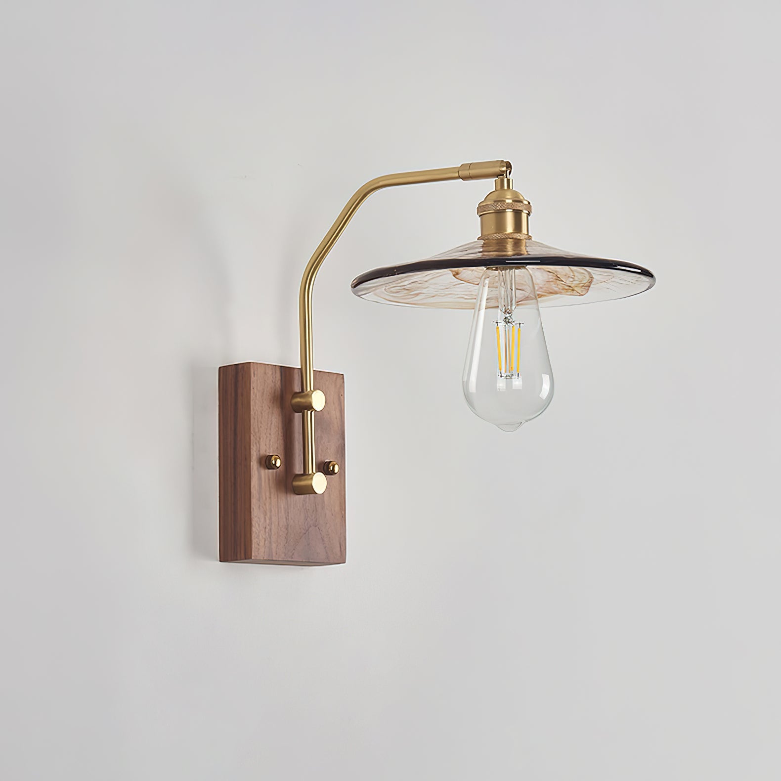 Heritage Walnut Wall Lamp - Blowlighting
