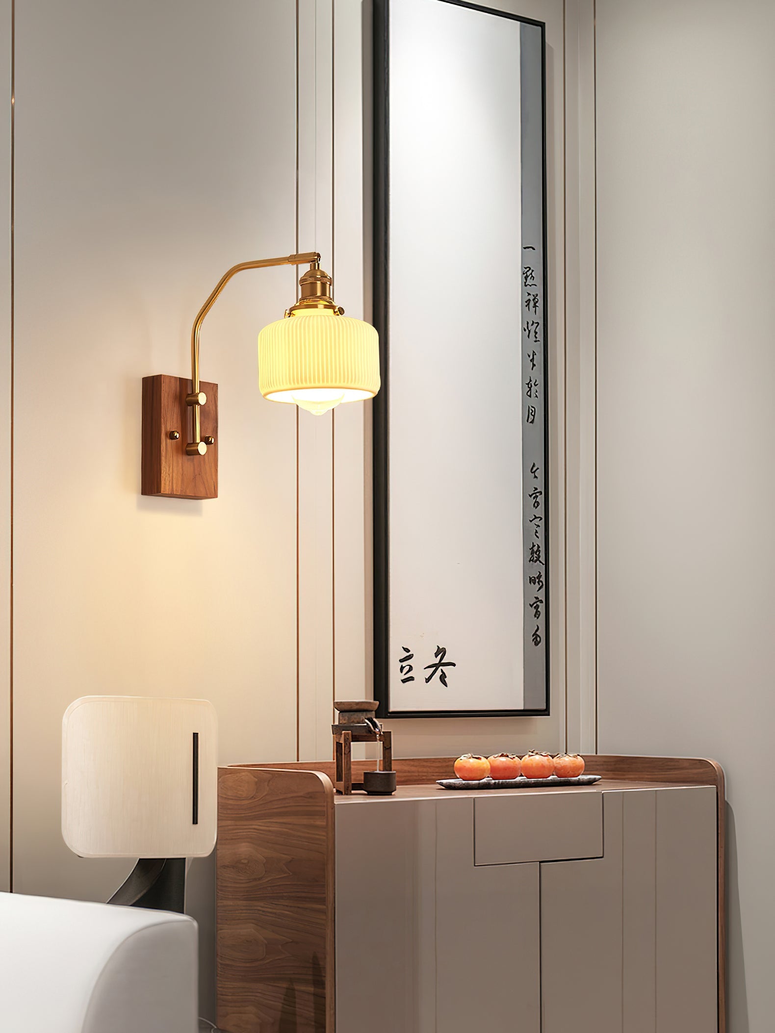 Heritage Walnut Wall Lamp - Blowlighting