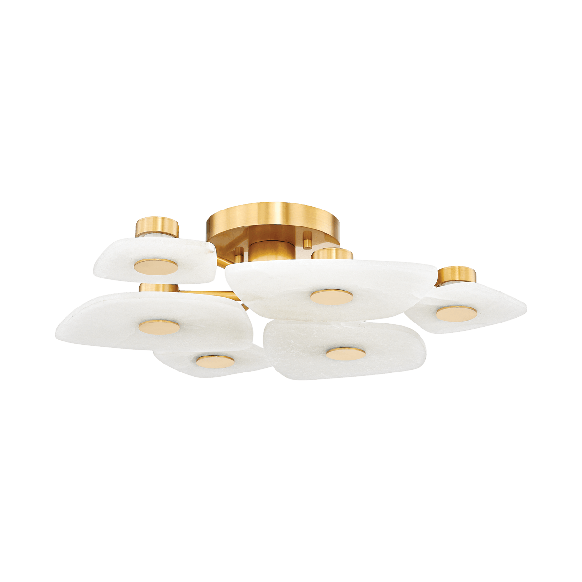 Ilsilyra Petal Shaped Glass Ceiling Light - Blowlighting