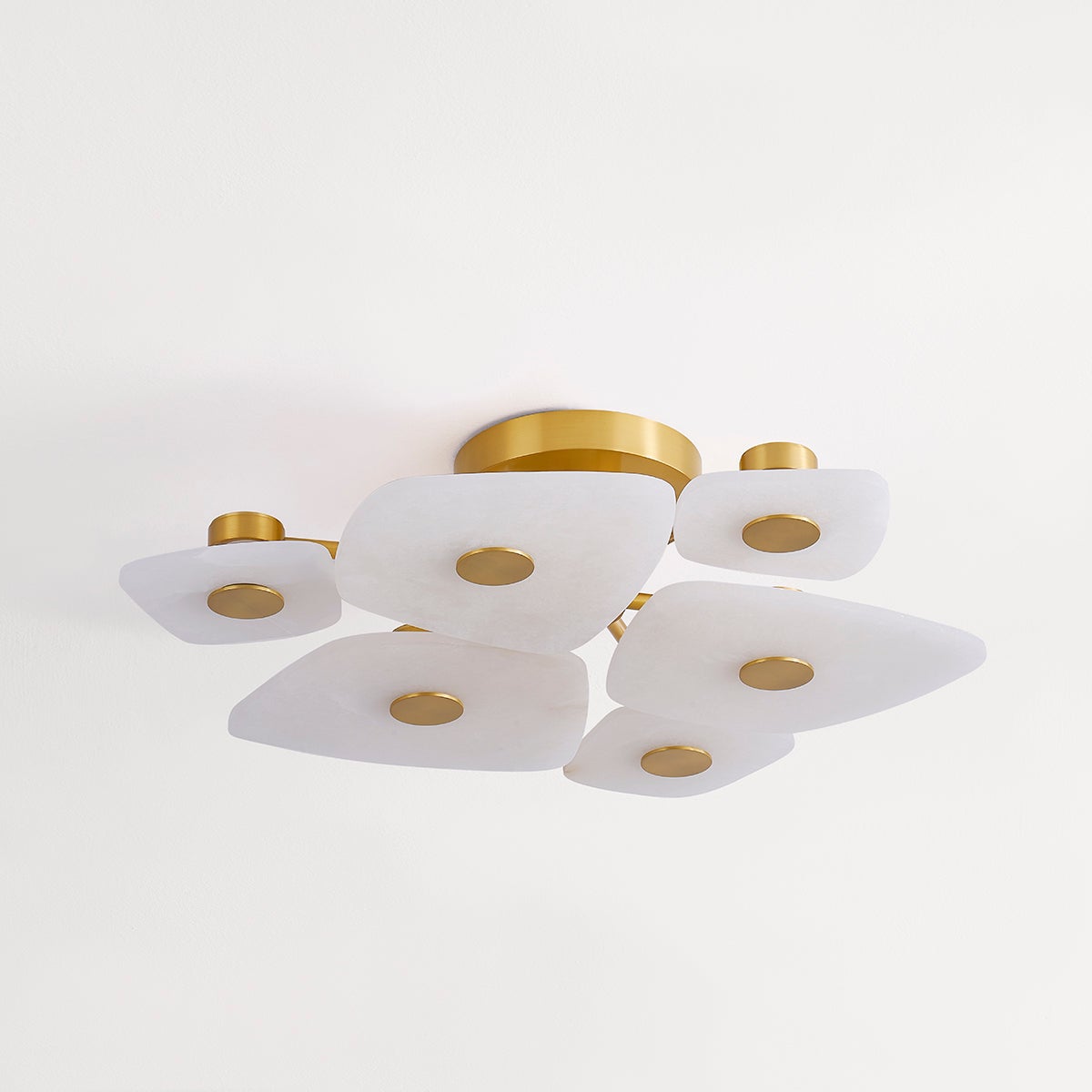 Ilsilyra Petal Shaped Glass Ceiling Light - Blowlighting