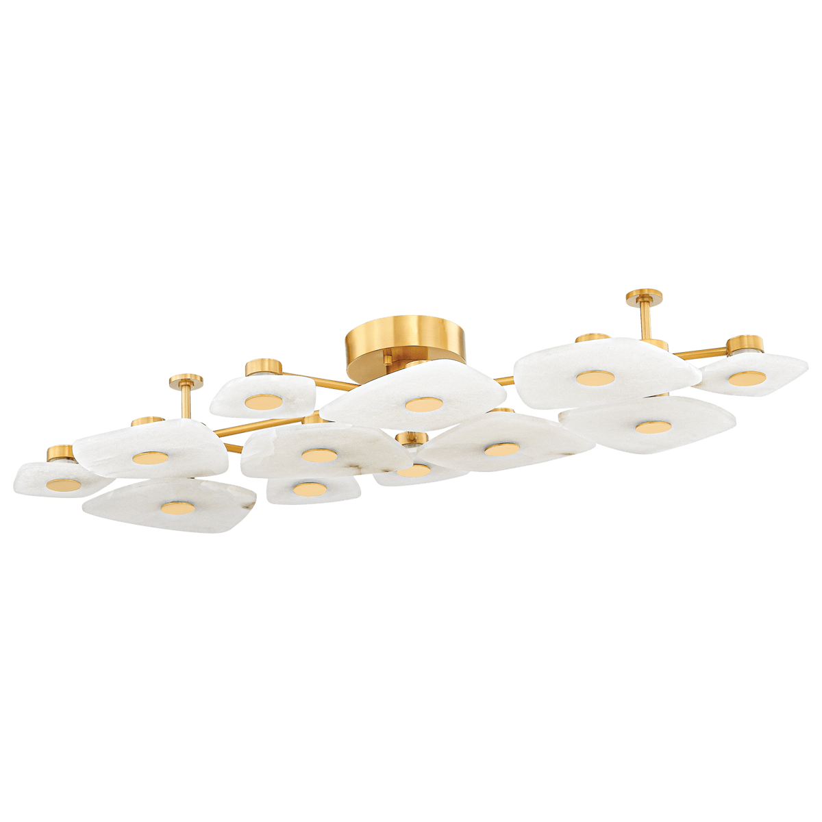 Ilsilyra Petal Shaped Glass Ceiling Light - Blowlighting