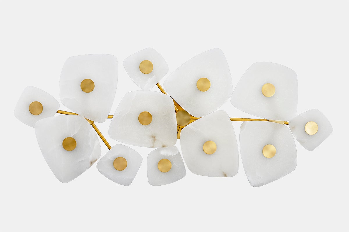 Ilsilyra Petal Shaped Glass Ceiling Light - Blowlighting