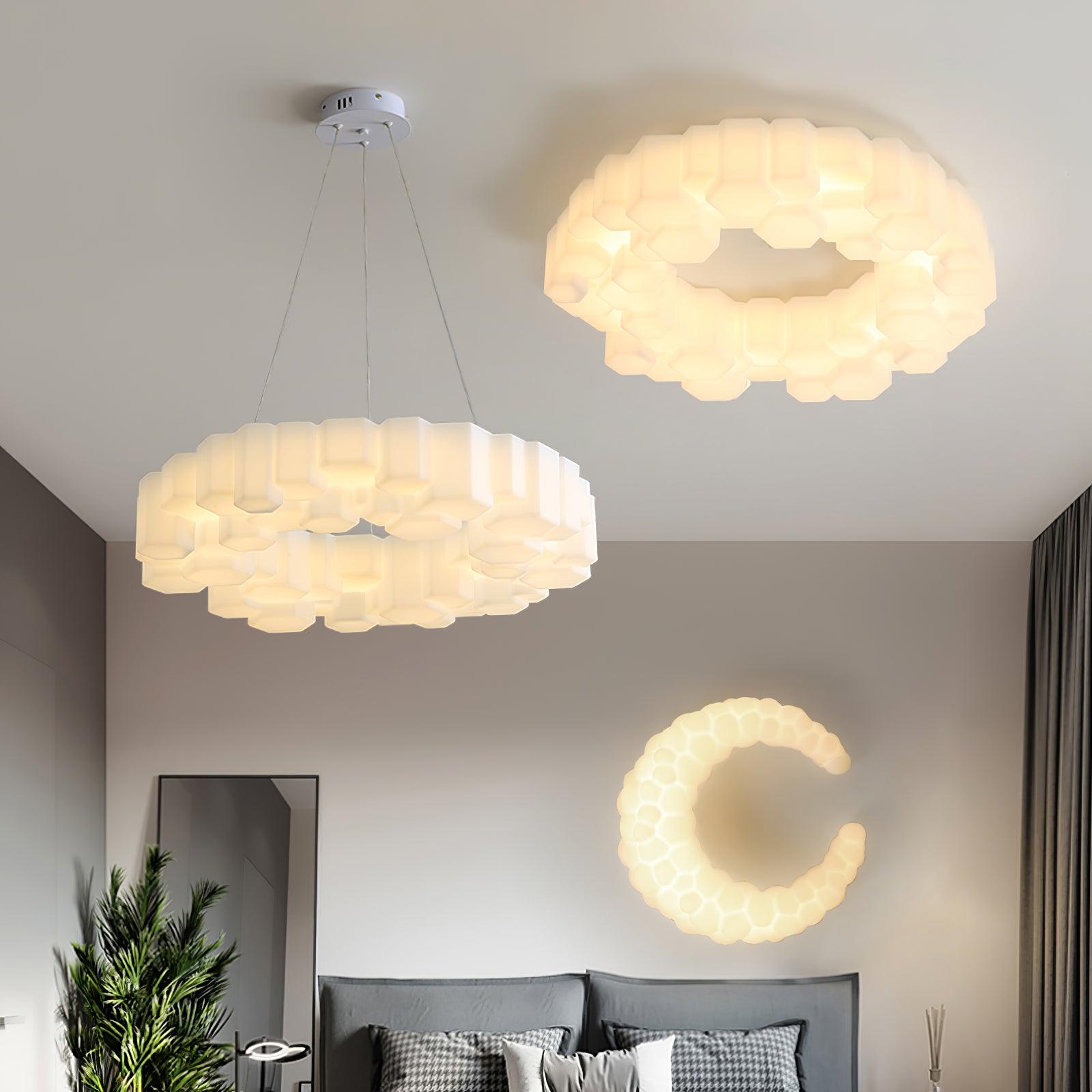 Honeycomb Chandelier - Blowlighting