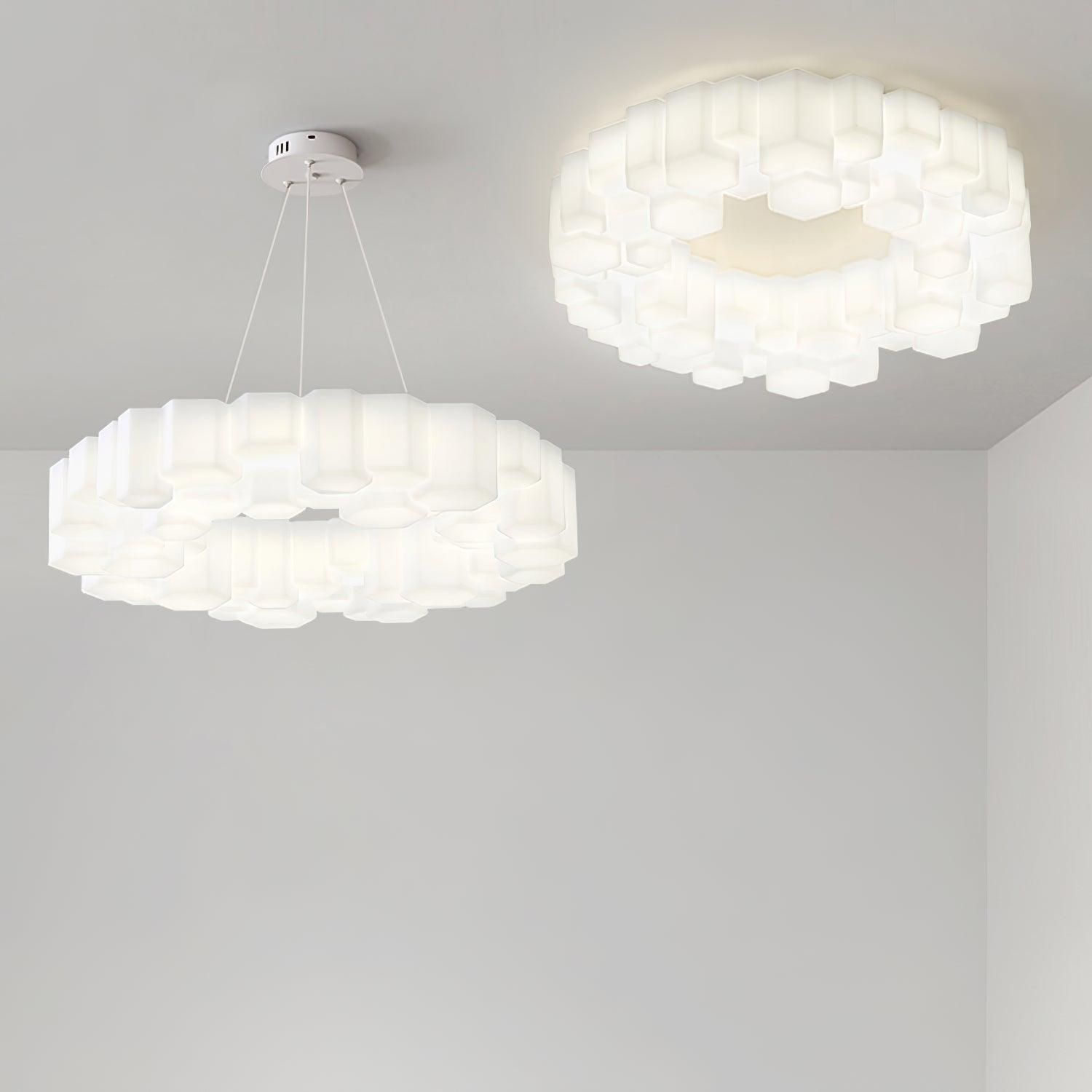 Honeycomb Chandelier - Blowlighting
