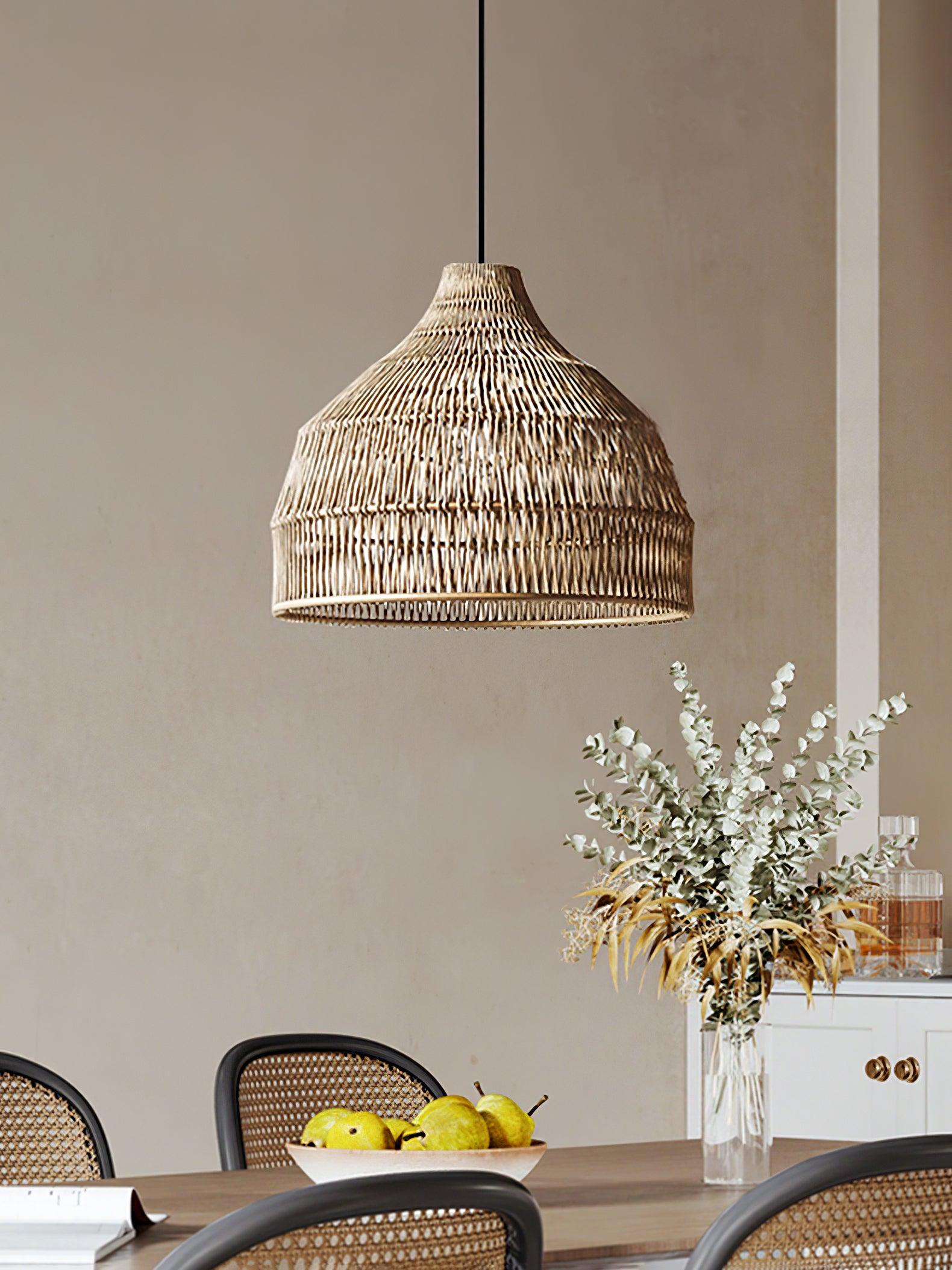 Hues Wicker Pendant Lamp - Blowlighting