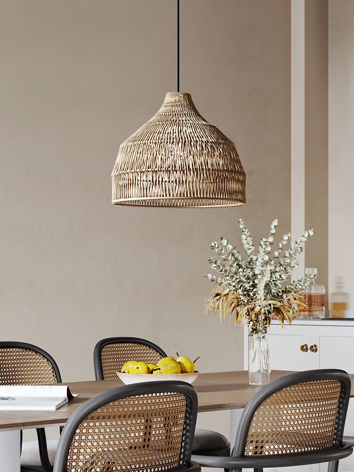 Hues Wicker Pendant Lamp - Blowlighting