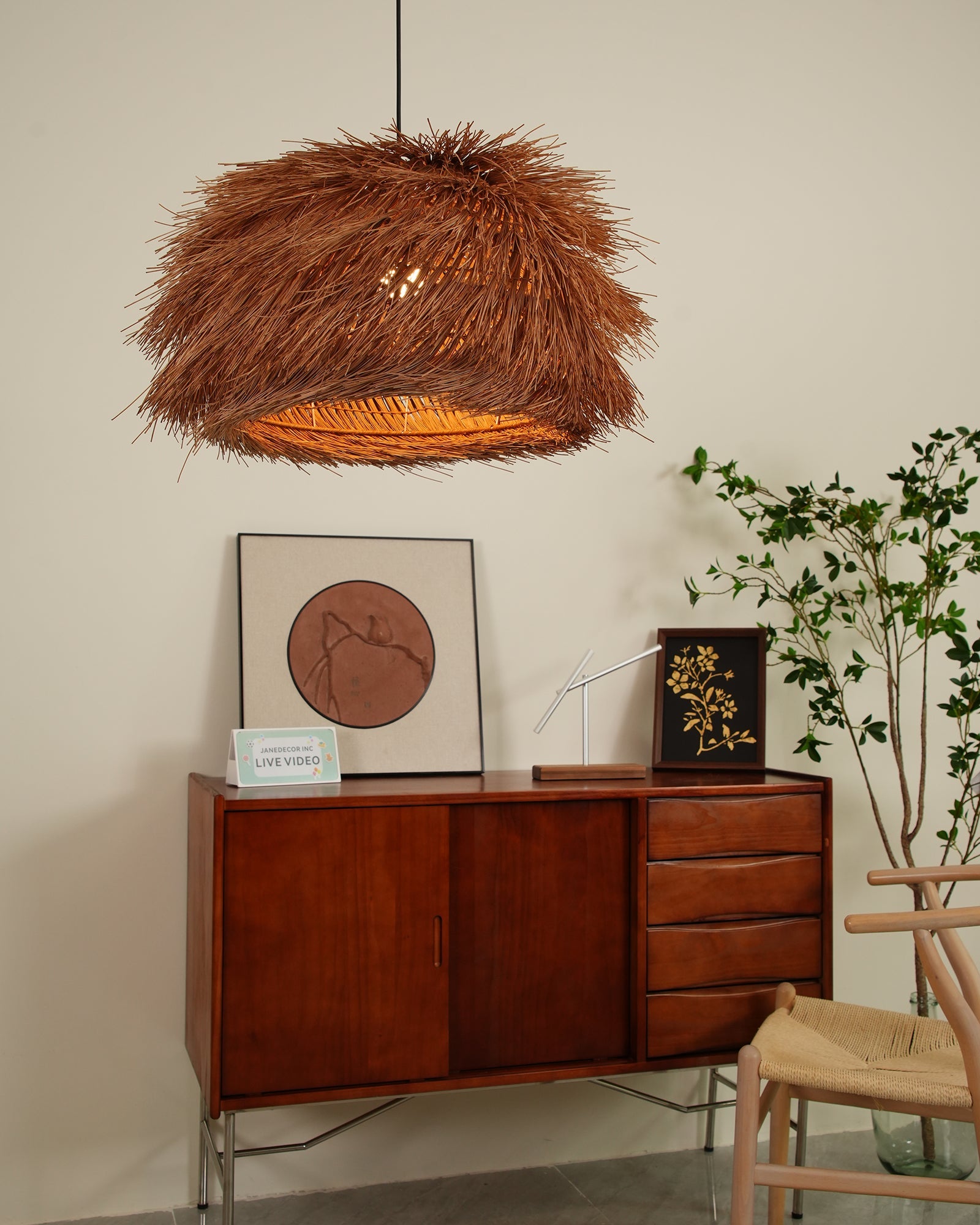 Hues Wicker Pendant Lamp - Blowlighting