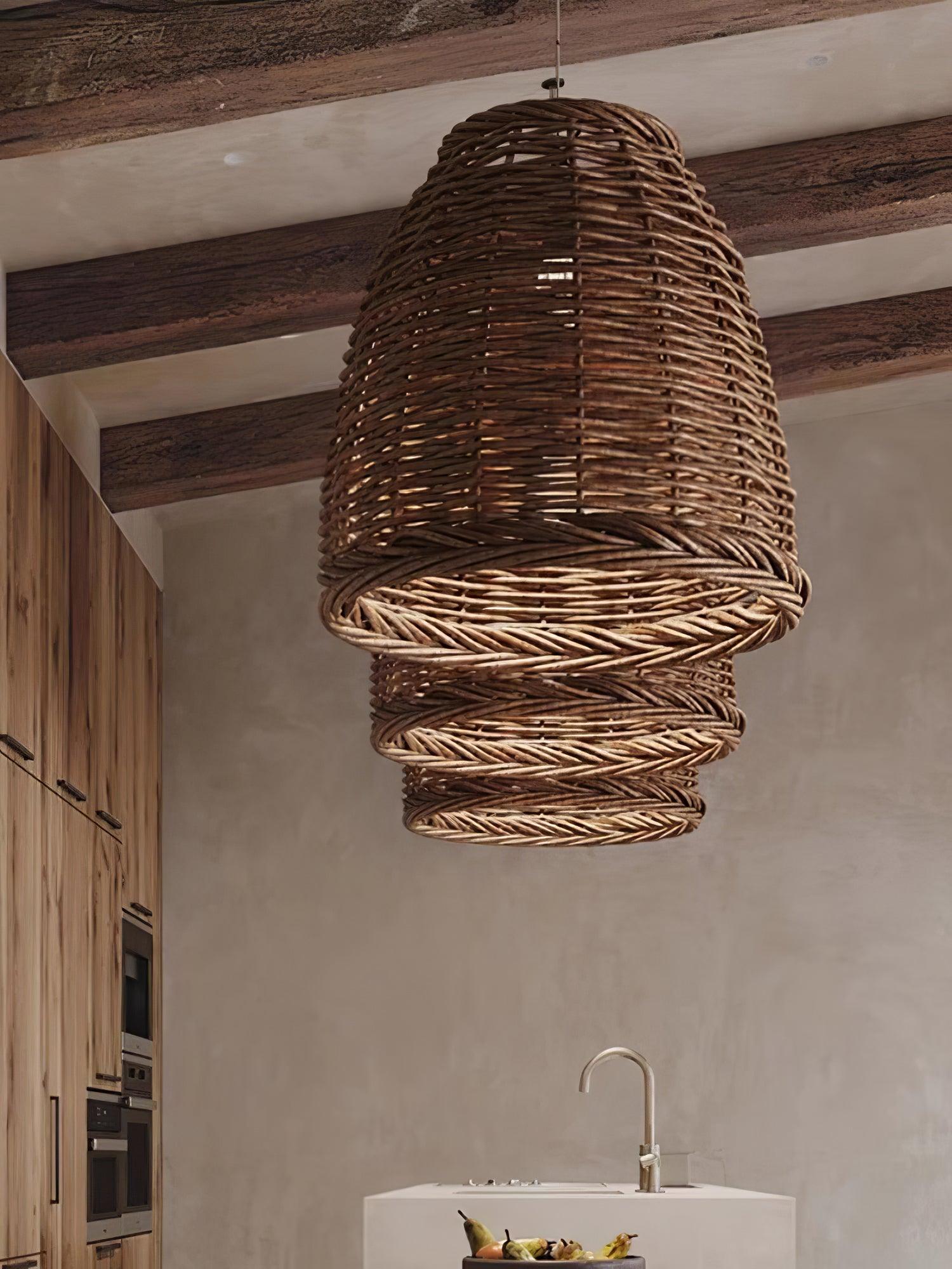 Hues Wicker Pendant Lamp - Blowlighting