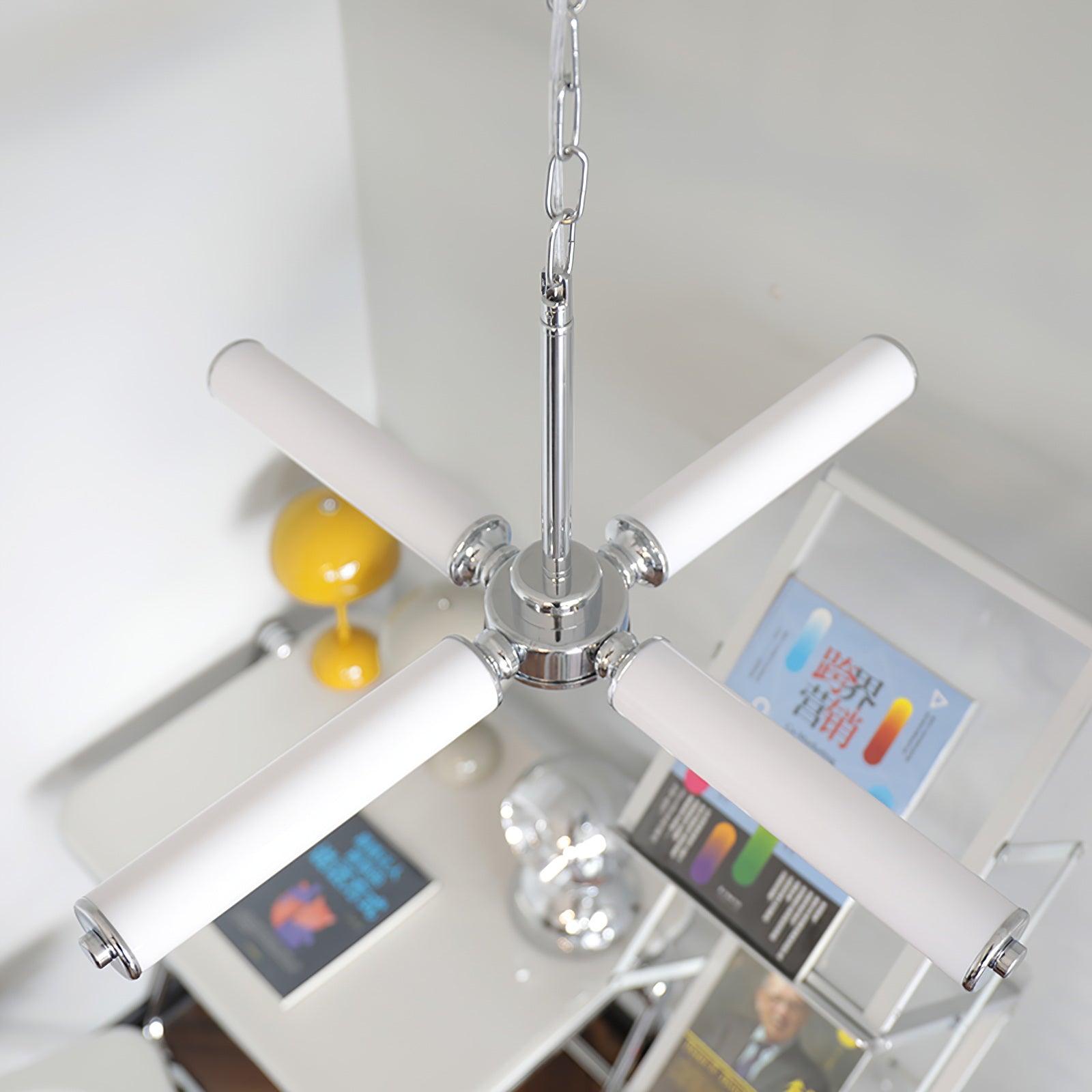 Zoliria Modern Minimalist LED Metal Glass Chandelier - Blowlighting