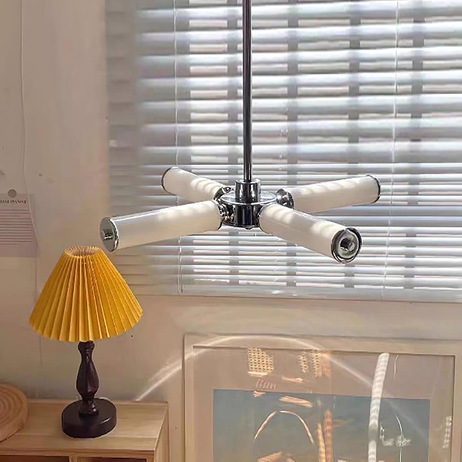 Zoliria Modern Minimalist LED Metal Glass Chandelier - Blowlighting