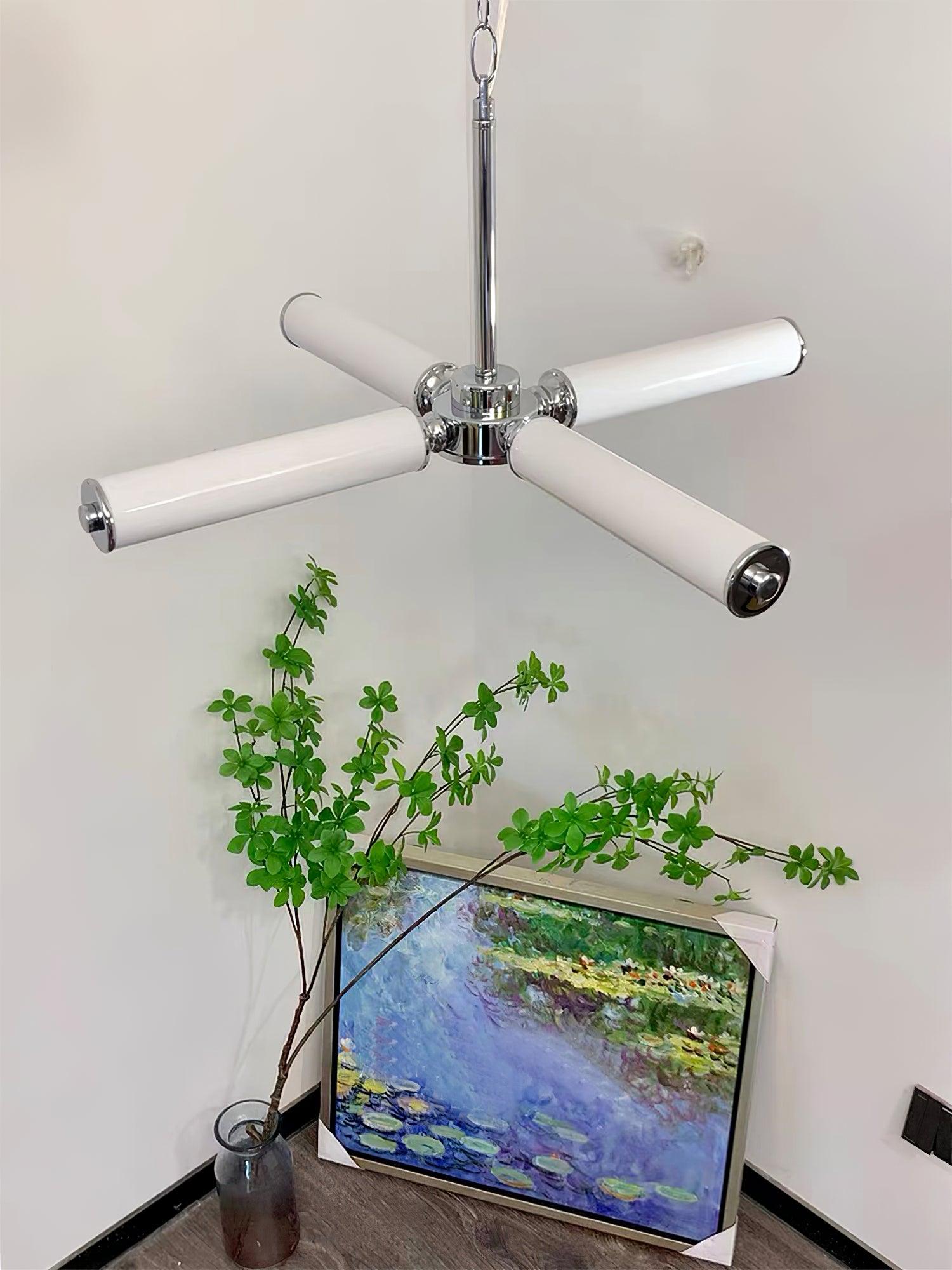 Zoliria Modern Minimalist LED Metal Glass Chandelier - Blowlighting