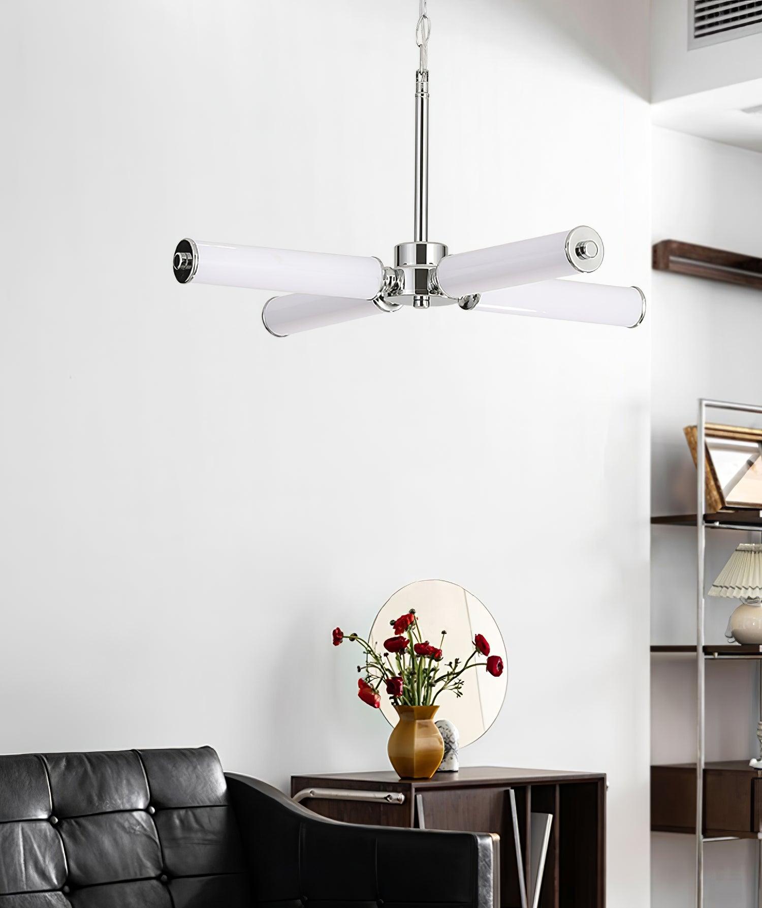 Zoliria Modern Minimalist LED Metal Glass Chandelier - Blowlighting