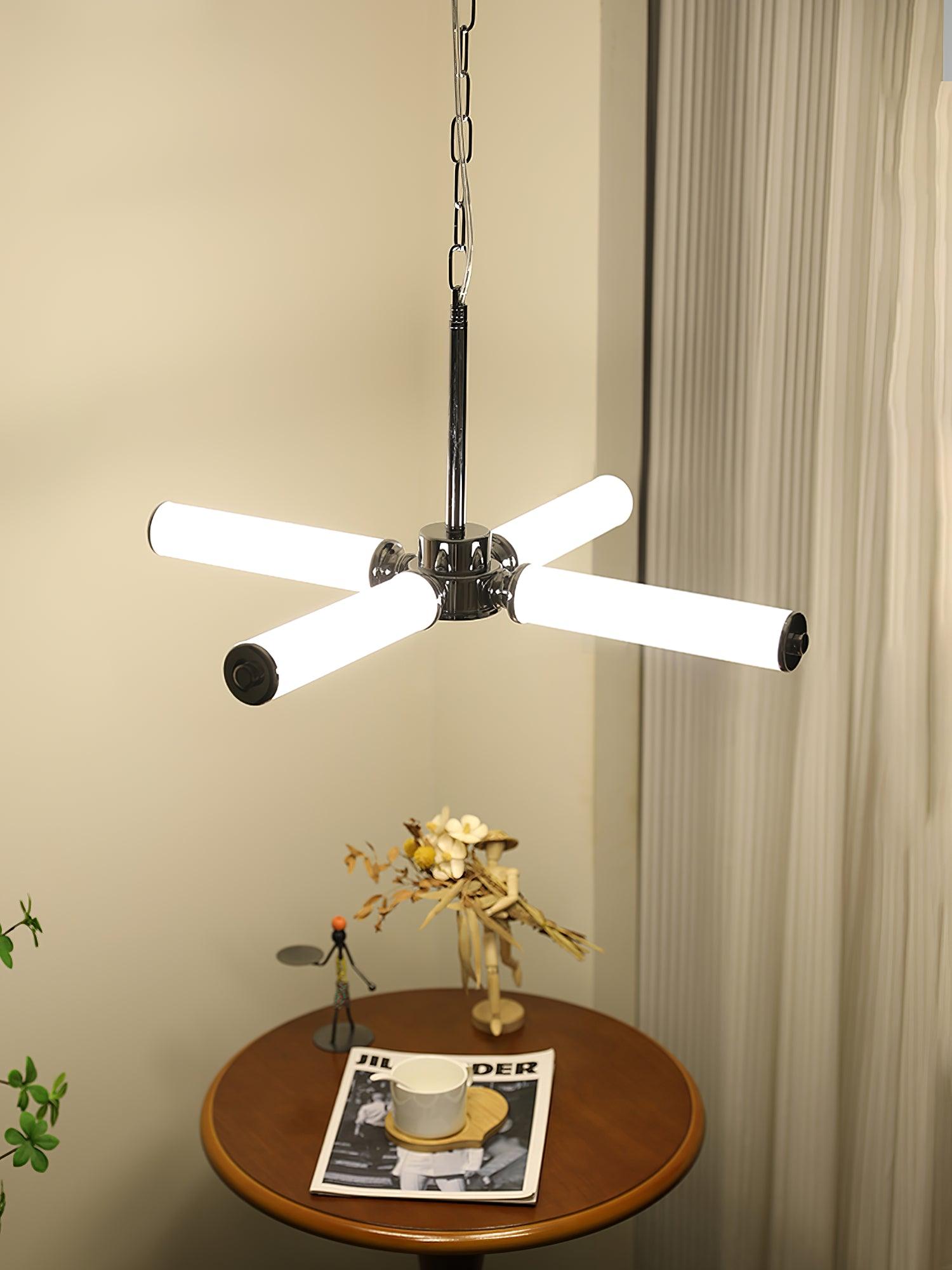 Zoliria Modern Minimalist LED Metal Glass Chandelier - Blowlighting