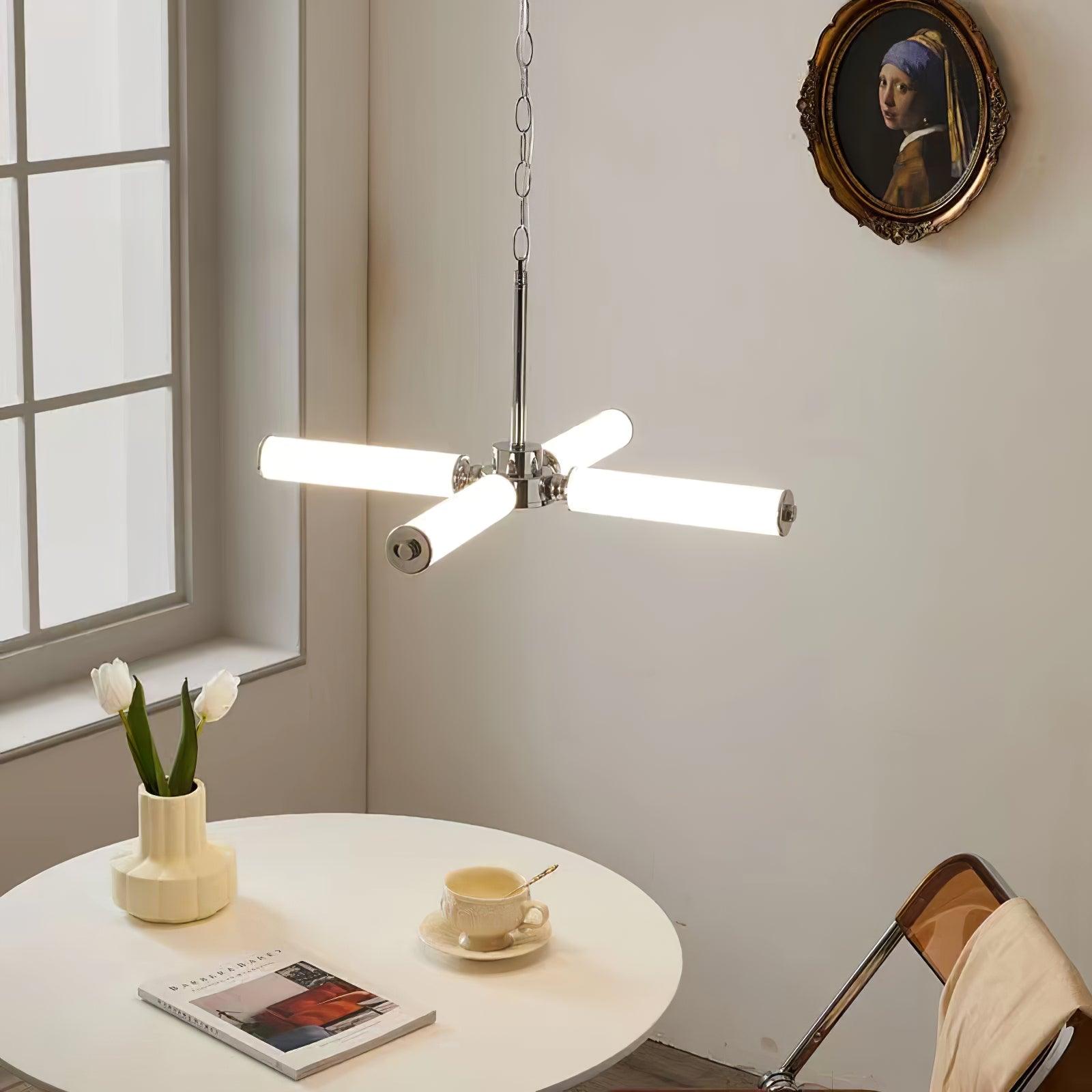 Zoliria Modern Minimalist LED Metal Glass Chandelier - Blowlighting