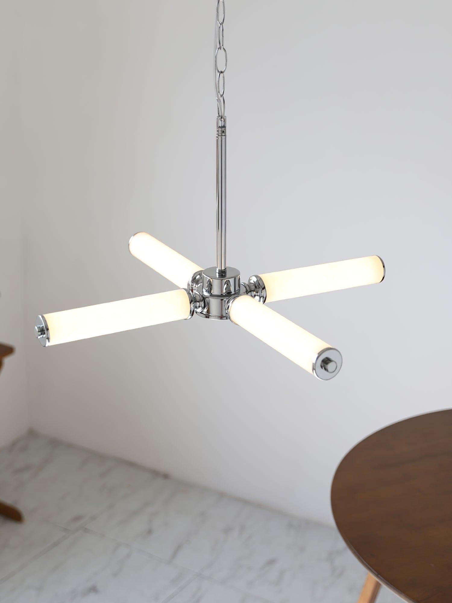 Zoliria Modern Minimalist LED Metal Glass Chandelier - Blowlighting