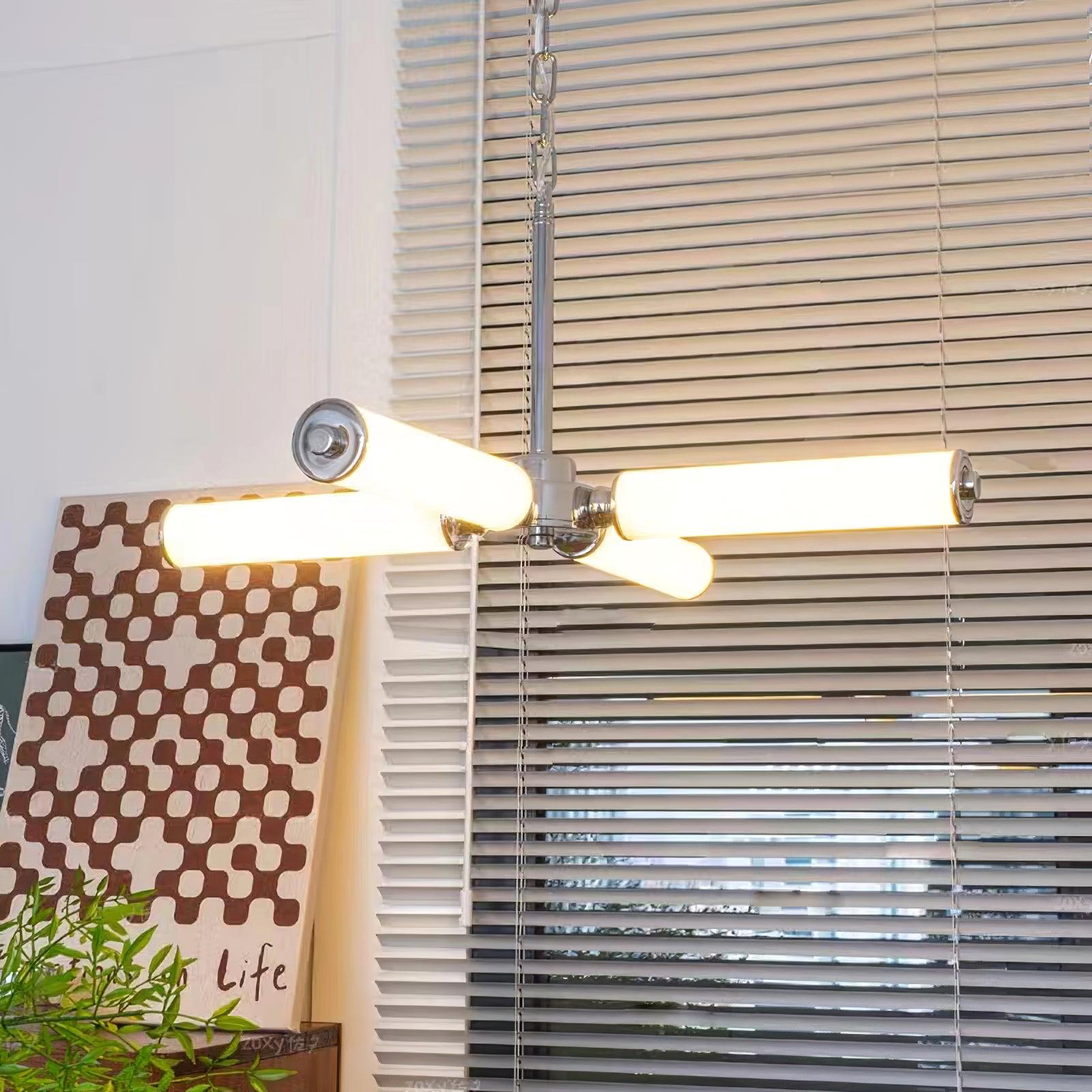 Zoliria Modern Minimalist LED Metal Glass Chandelier - Blowlighting