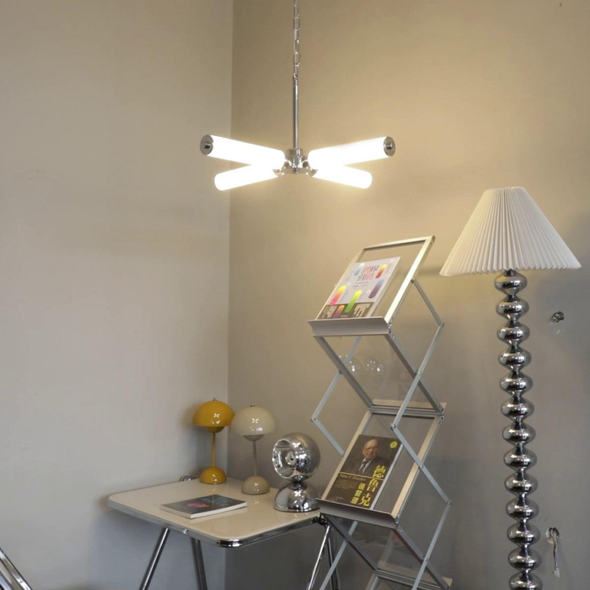 Zoliria Modern Minimalist LED Metal Glass Chandelier - Blowlighting