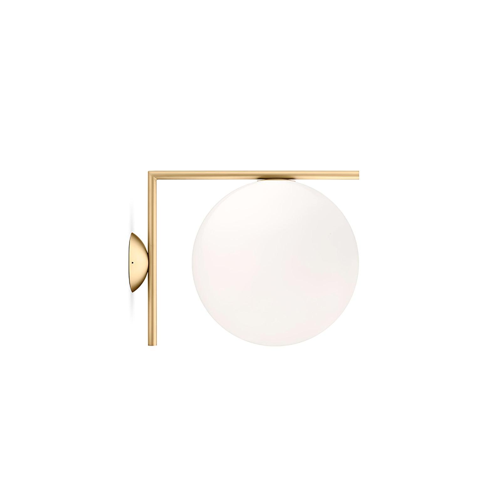 Blown Glass Opal Glass Wall Lamp - Blowlighting