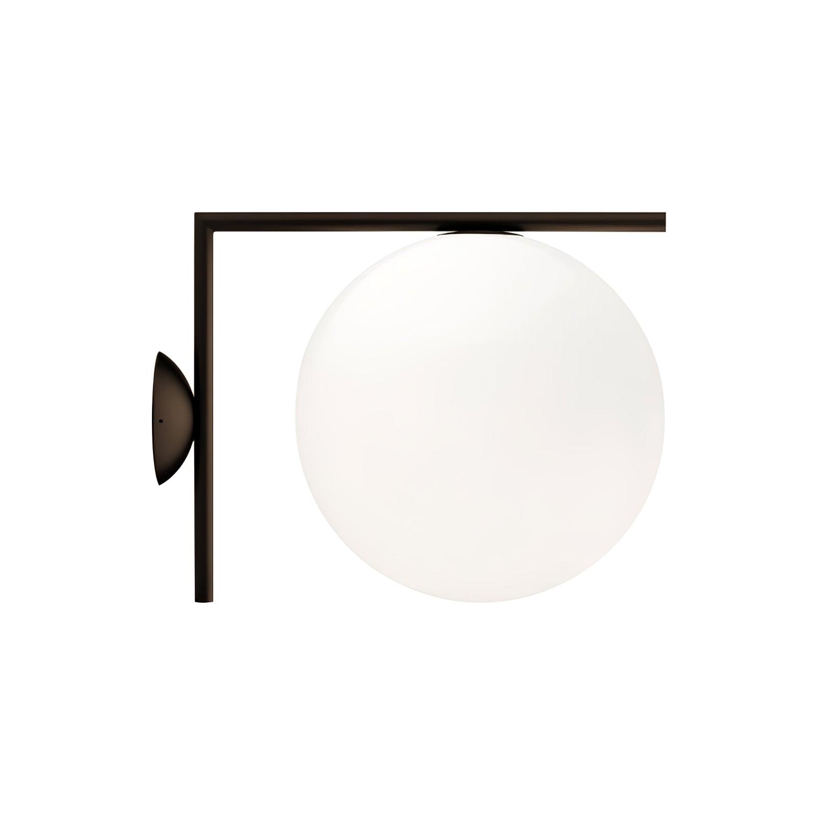 Blown Glass Opal Glass Wall Lamp - Blowlighting